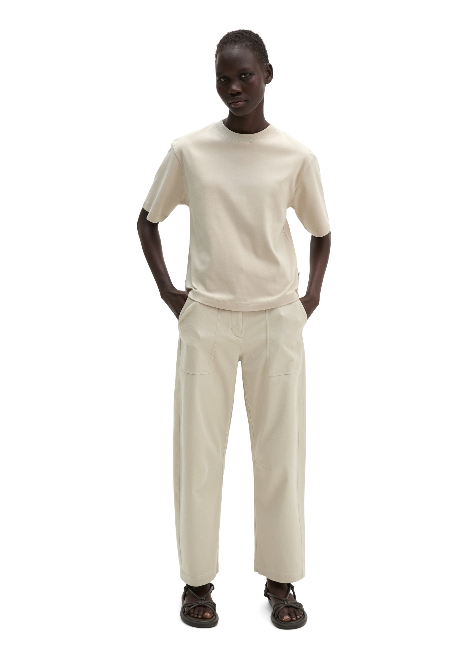 Marc O'Polo T-Shirt »aus Interlock-Jersey«