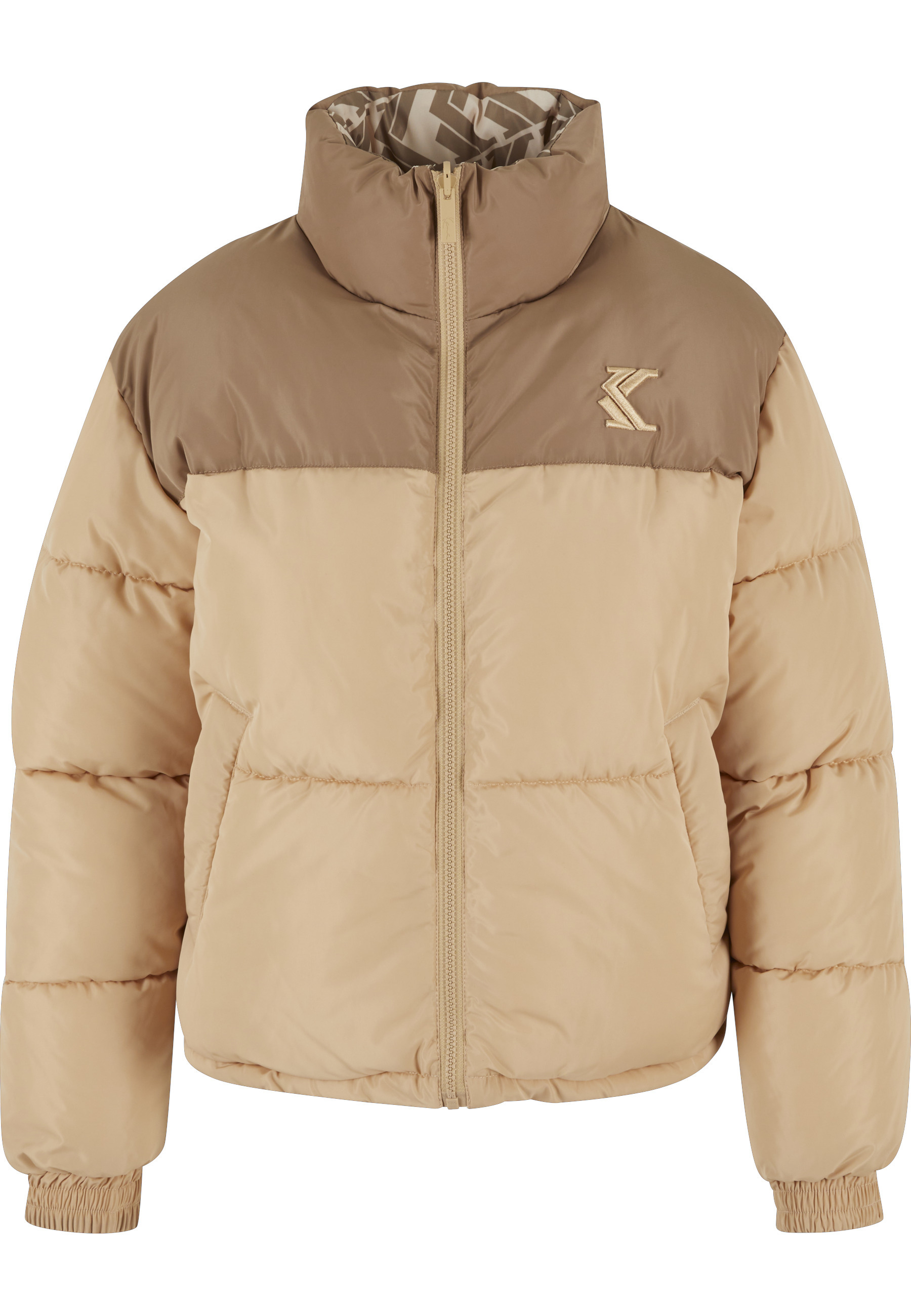 Karl Kani Winterjacke "Karl Kani Karl Kani OG Revsersible Puffer Jacket" 1 Stk. tlg. ohne Kapuze