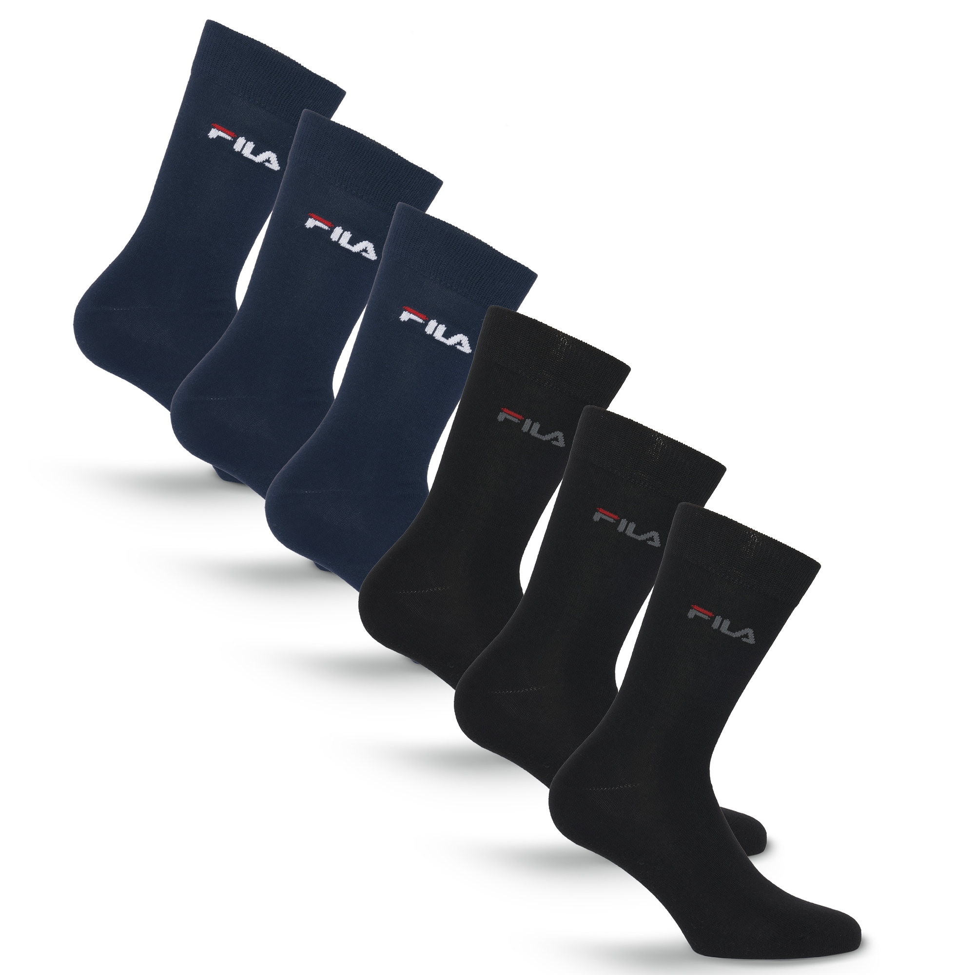 Fila Socken "UNISEX LIFESTYLE PLAIN SOCKS" 6 Paar, 6 Paar tlg. mit eingestr günstig online kaufen