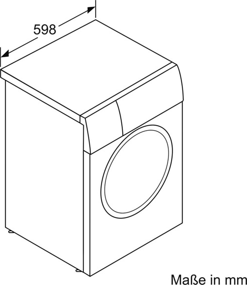 SIEMENS Waschmaschine »WM14N0A4«, iQ300, WM14N0A4, 8 kg, 1400 U/min, smartFinish – glättet dank Dampf