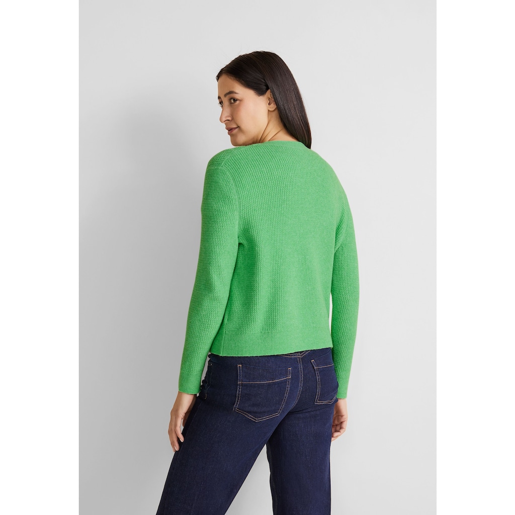 STREET ONE Cardigan, Grobstrick