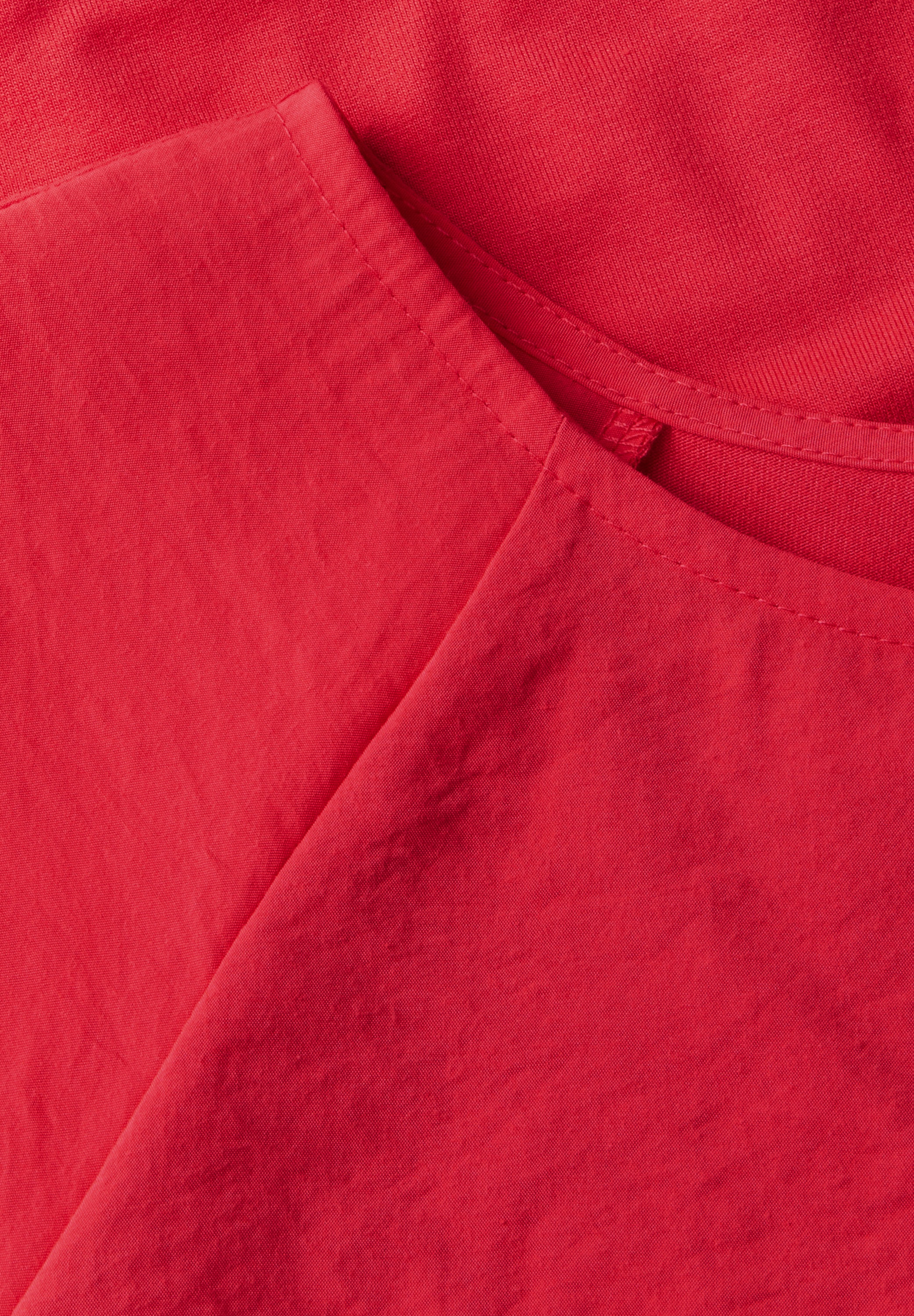 STREET ONE T-Shirt, mit Tunnelzug am Saum