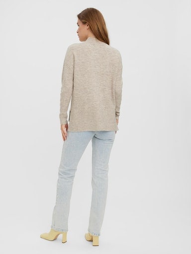 Vero Moda Stehkragenpullover »VMLEFILE OVERSIZE BOXY BLOUSE GA NOOS«