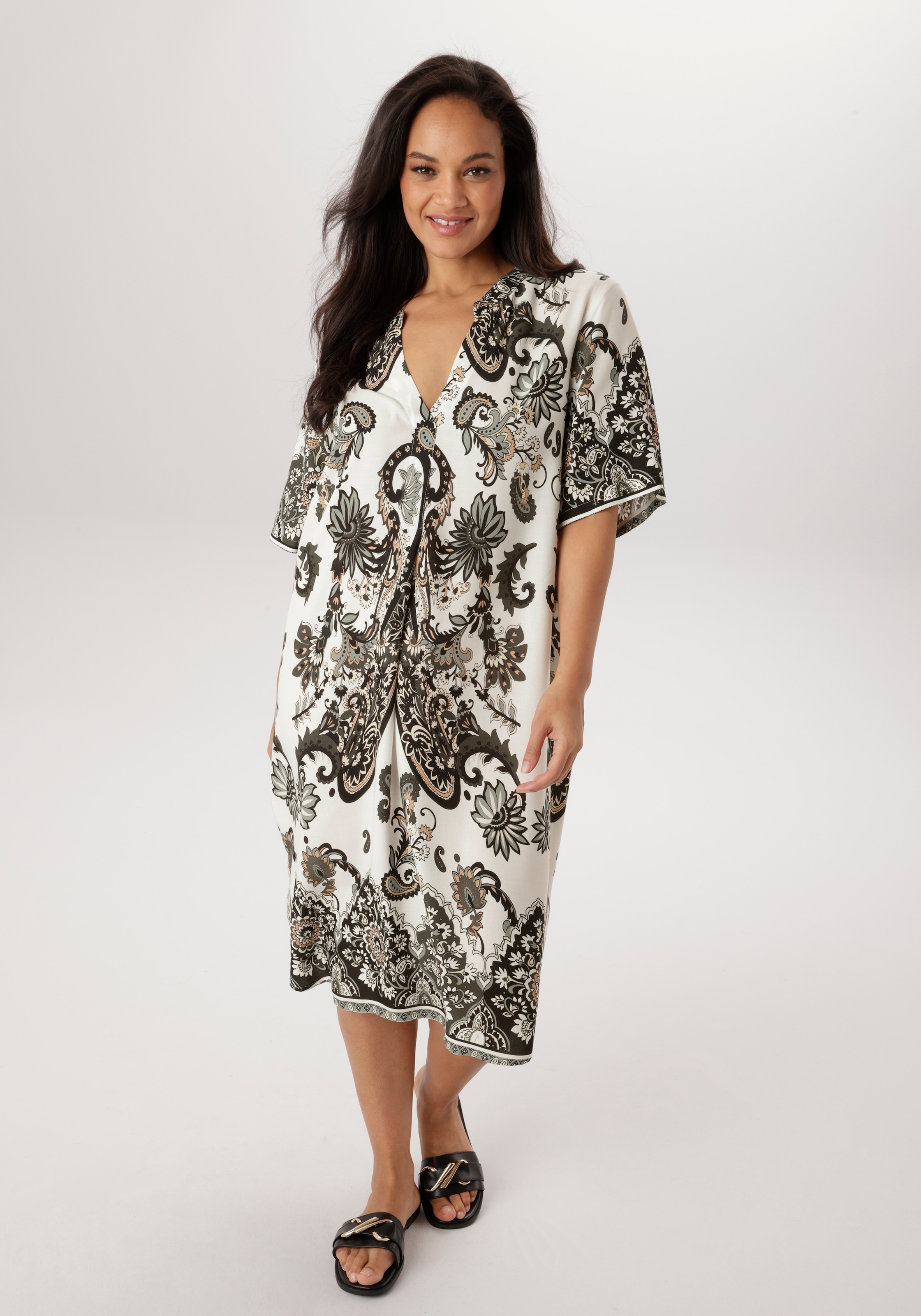 Aniston PLUS Blusenkleid in trendigen Paisleydruck - NEUE KOLLEKTION günstig online kaufen