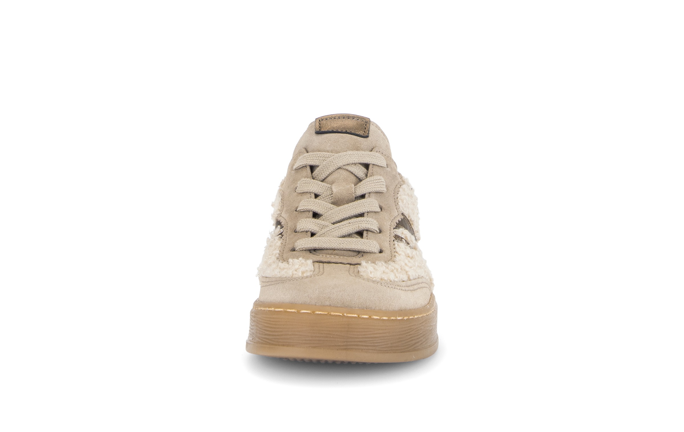 Gabor Sneaker  Freizeitschuh, Halbschuh, Schnürer mit Kontrastbesatz, Weite G (=weit)