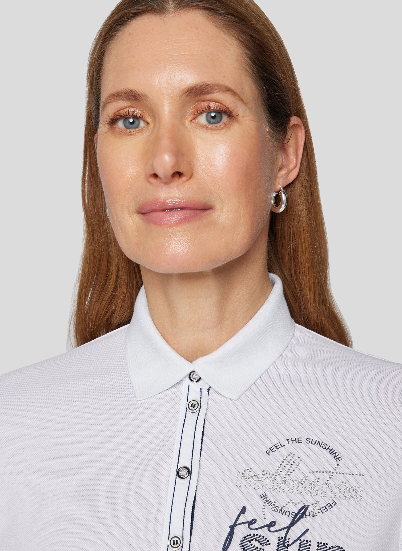 Rabe Print-Shirt »RABE Polo-Shirt mit Wording«