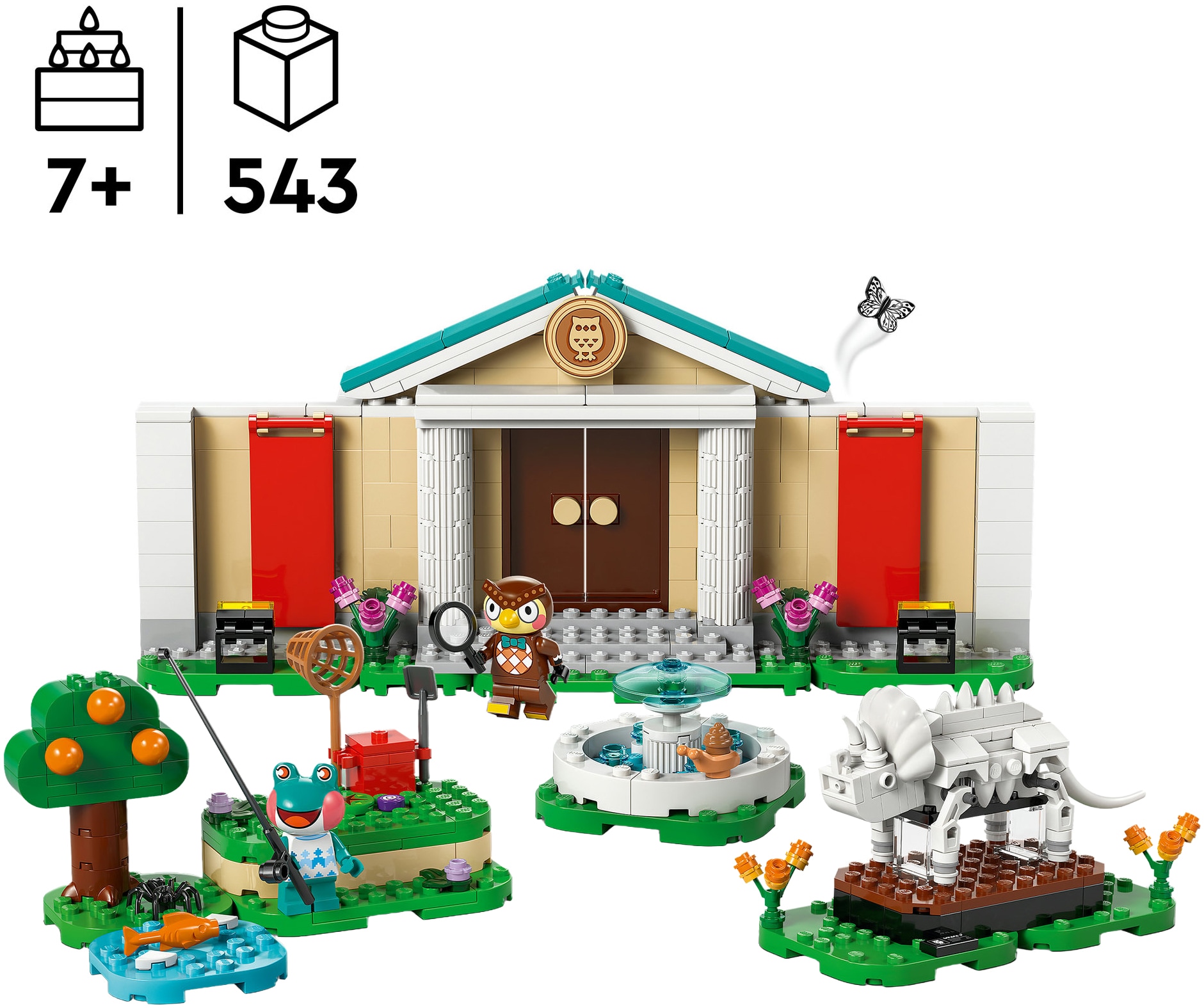 LEGO® Konstruktionsspielsteine »Eugens Museumssammlung (77056), LEGO Animal Crossing« Made in Europe