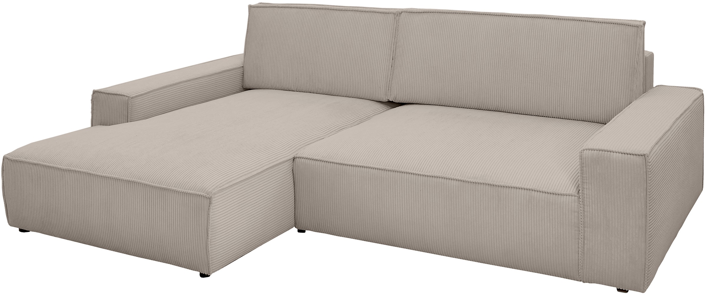 Thumbnail - Home affaire Ecksofa "NEU: SHERWOOD XXL 284, Big-Sofa L-Form, tiefe Sitzfläche 95 cm, Cord" Recamiere rechts/links, als ...