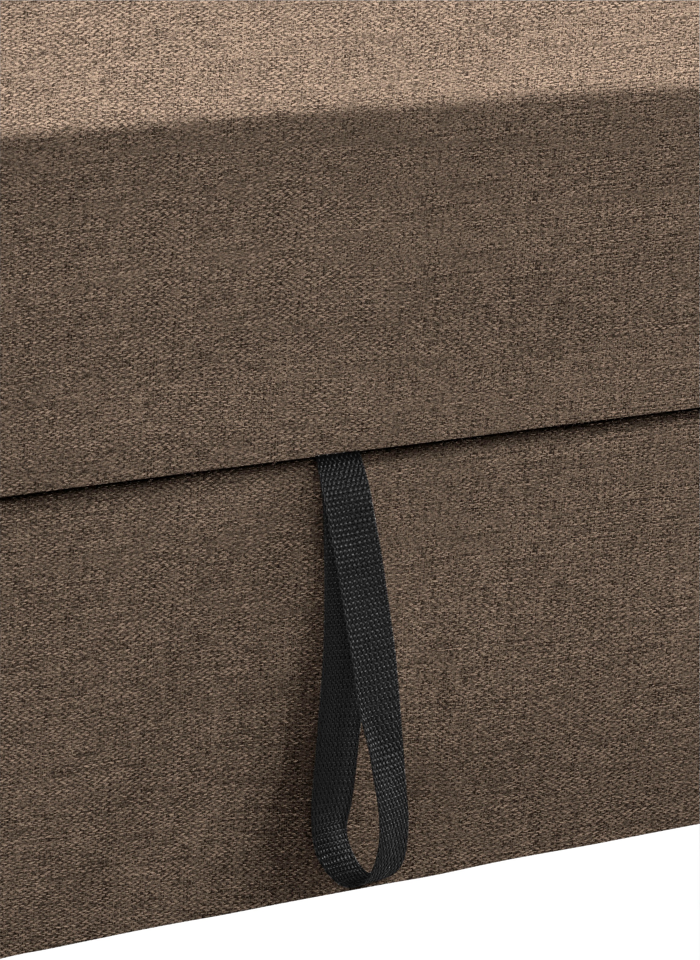 DOMO collection Ecksofa »Sarafina zeitlos und komfortabel, optional mit Federkern, L-Form«, wahlweise mit Bettfunktion