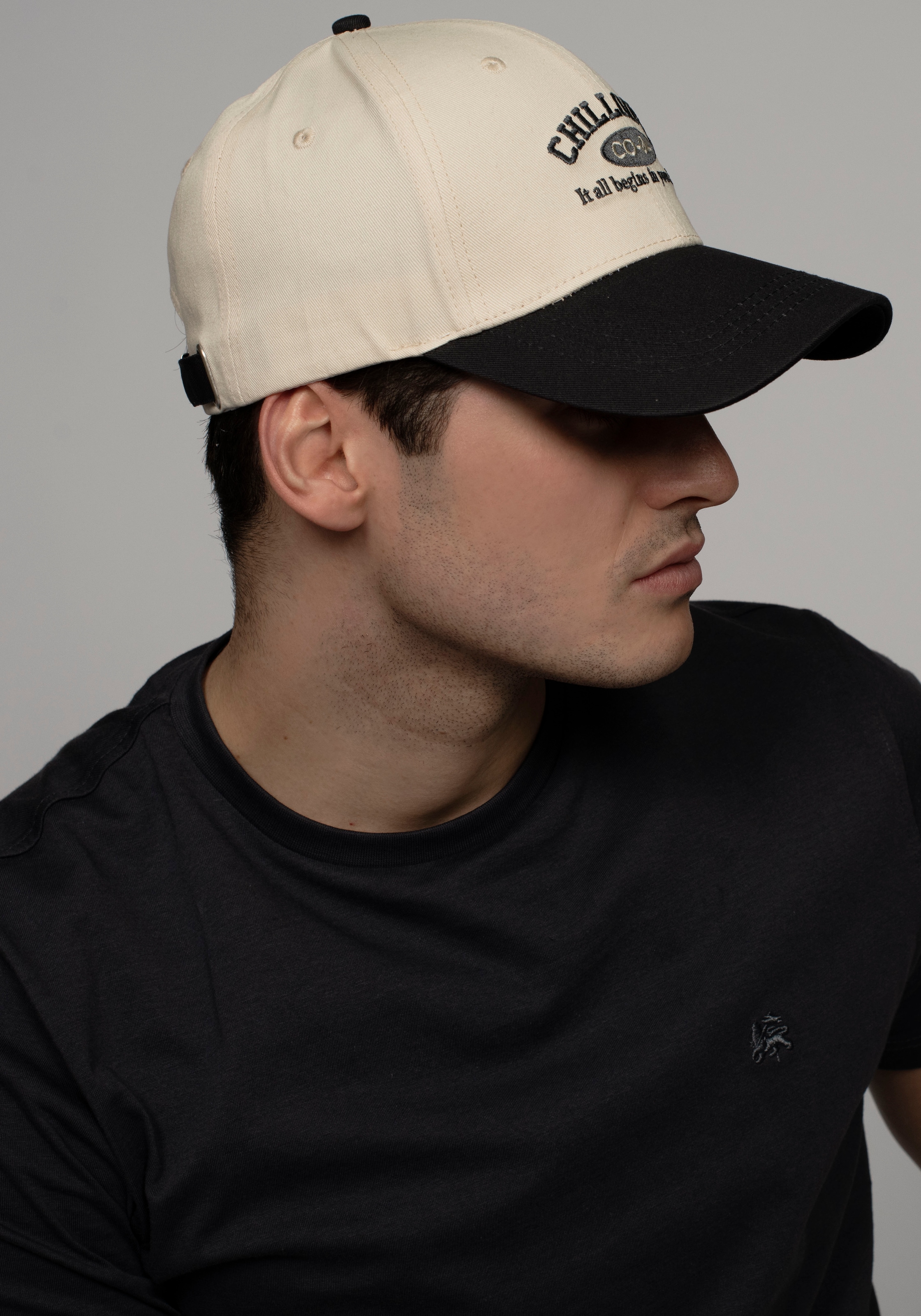 chillouts Baseball Cap, mit farbigem Schirm