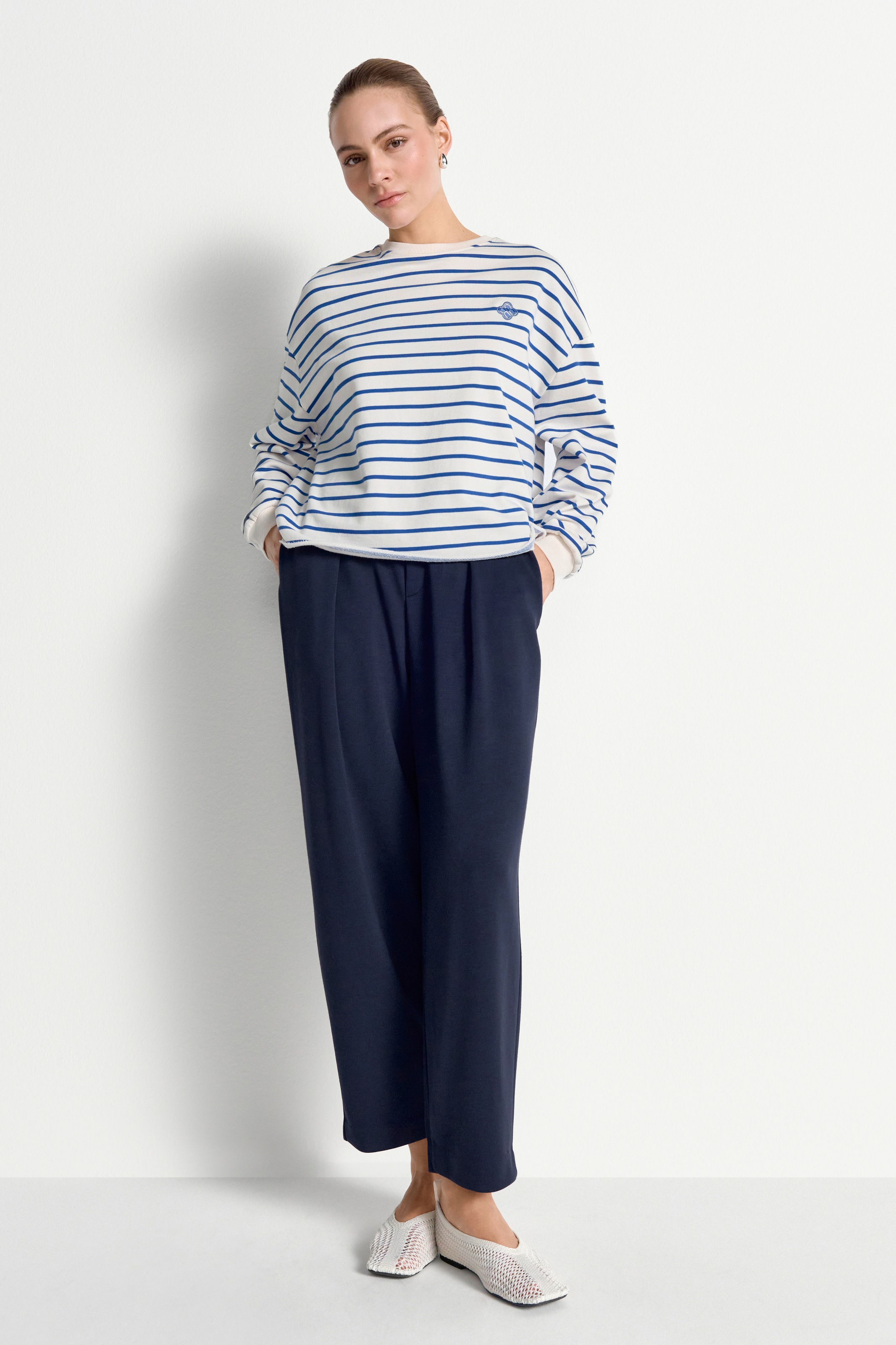 Thumbnail - RICHROYAL Sweatshirt, im dezenten oversized Look, mit Bruststickerei