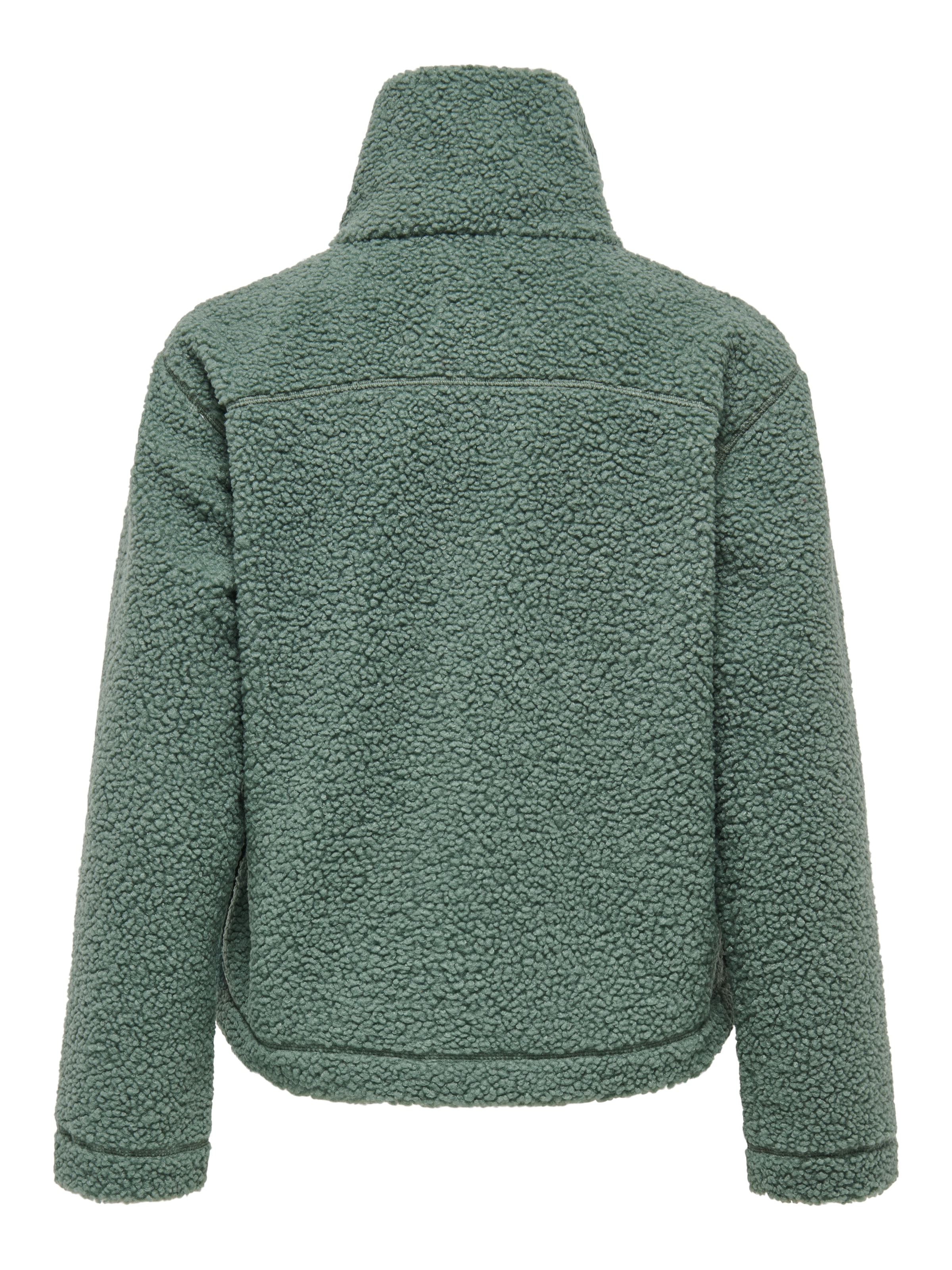 ONLY Plüschjacke »ONLMEGAN TEDDY JACKET CS OTW« ohne Kapuze Kunstfaser, Plüsch, seitliche Eingrifftaschen, Stehkragen