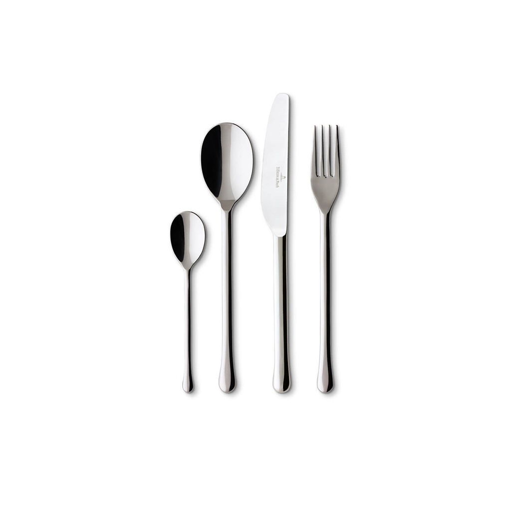 Villeroy & Boch Besteck-Set "Tafelbesteck Udine 180er Set silber" Spülmaschinenfest