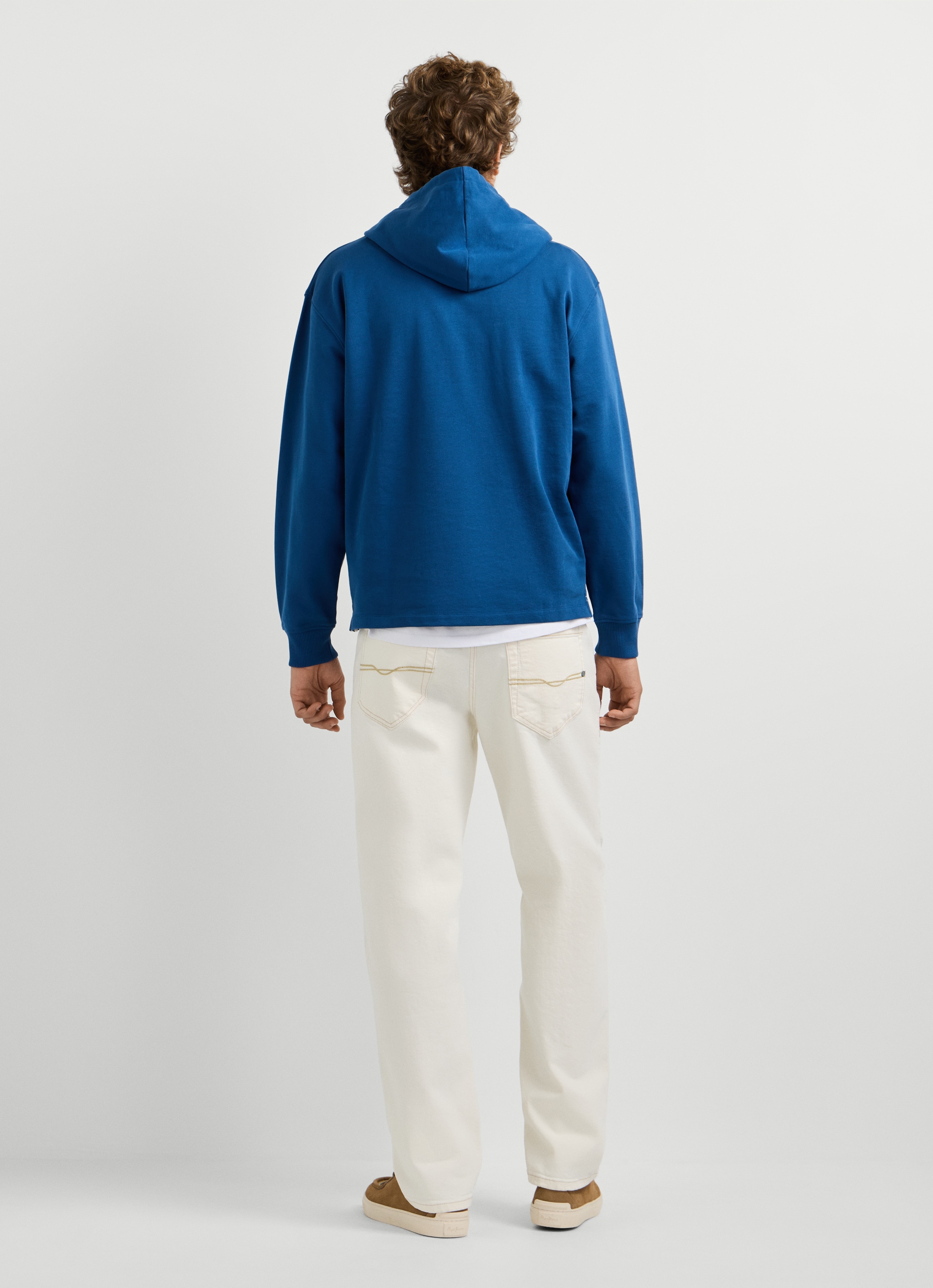 Pepe Jeans Kapuzensweatshirt »JOHN HOODIE«, mit Knopfleiste, Baumwoll-Qualität
