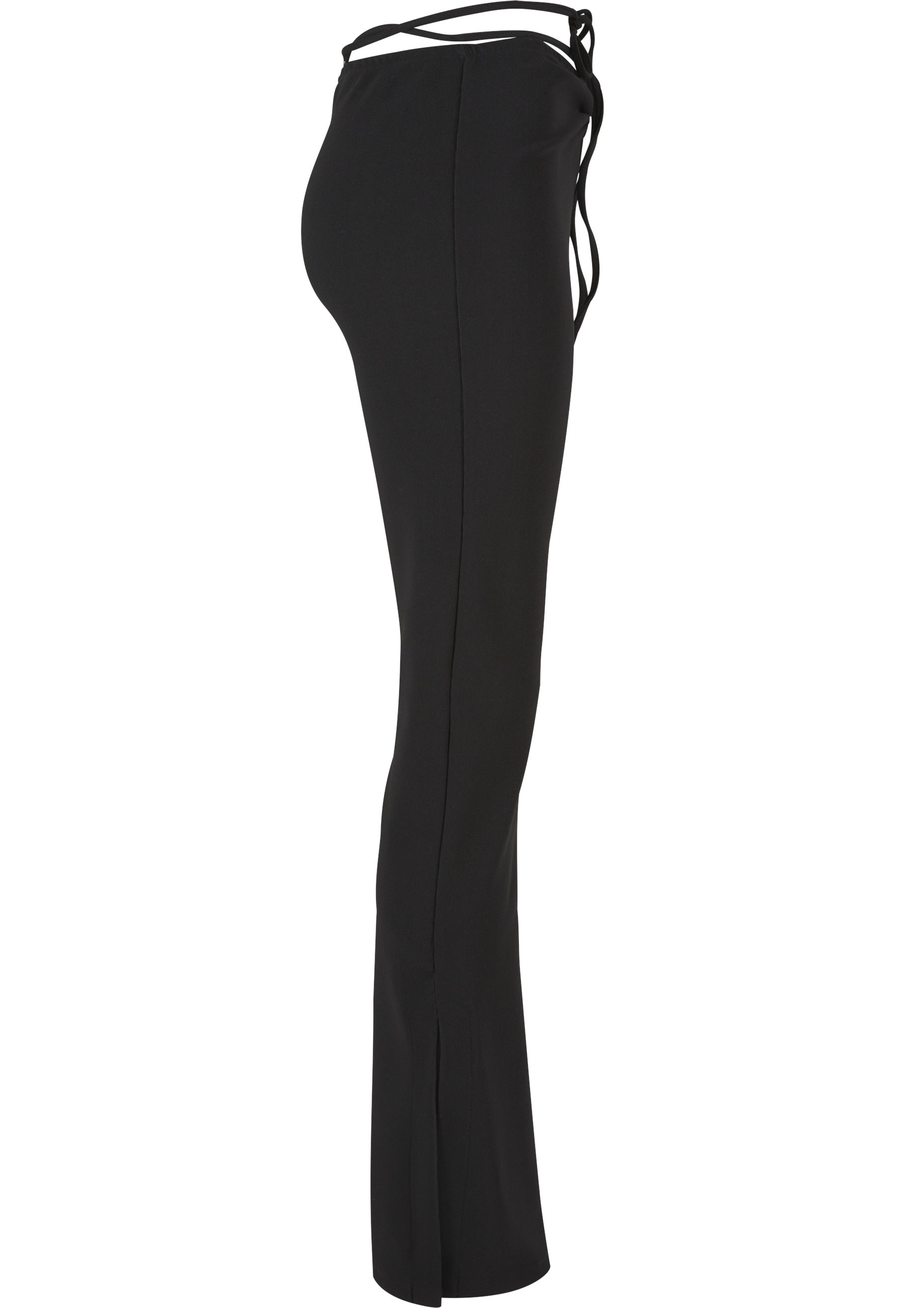 Fubu Stoffhose »Fubu Damen FW221-028-1 Corporate Slit Wide Leg Pants«