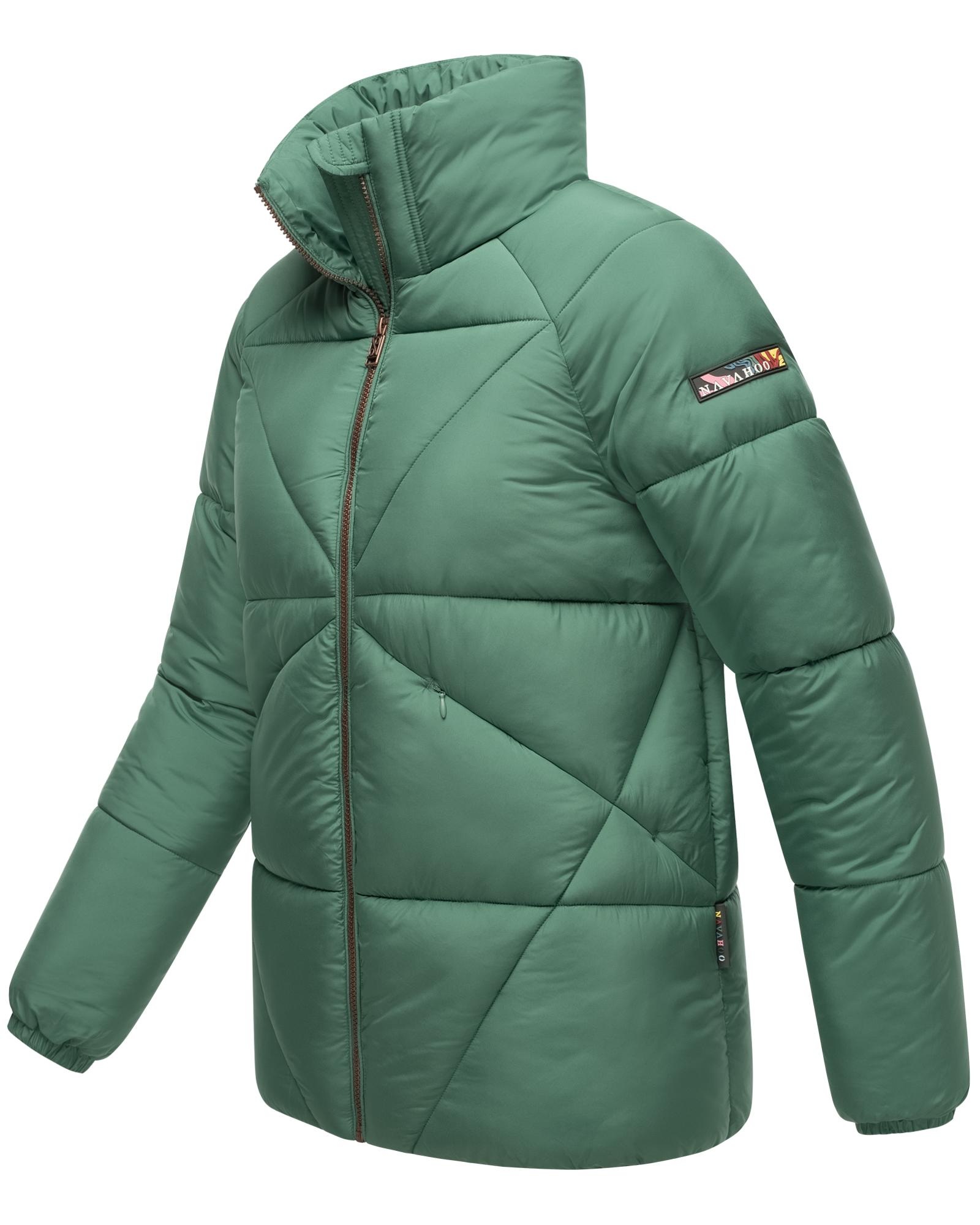 Navahoo Steppjacke »Schokolinaa 14«, ohne Kapuze, Winterjacke mit modischer Steppung & hohem Kragen