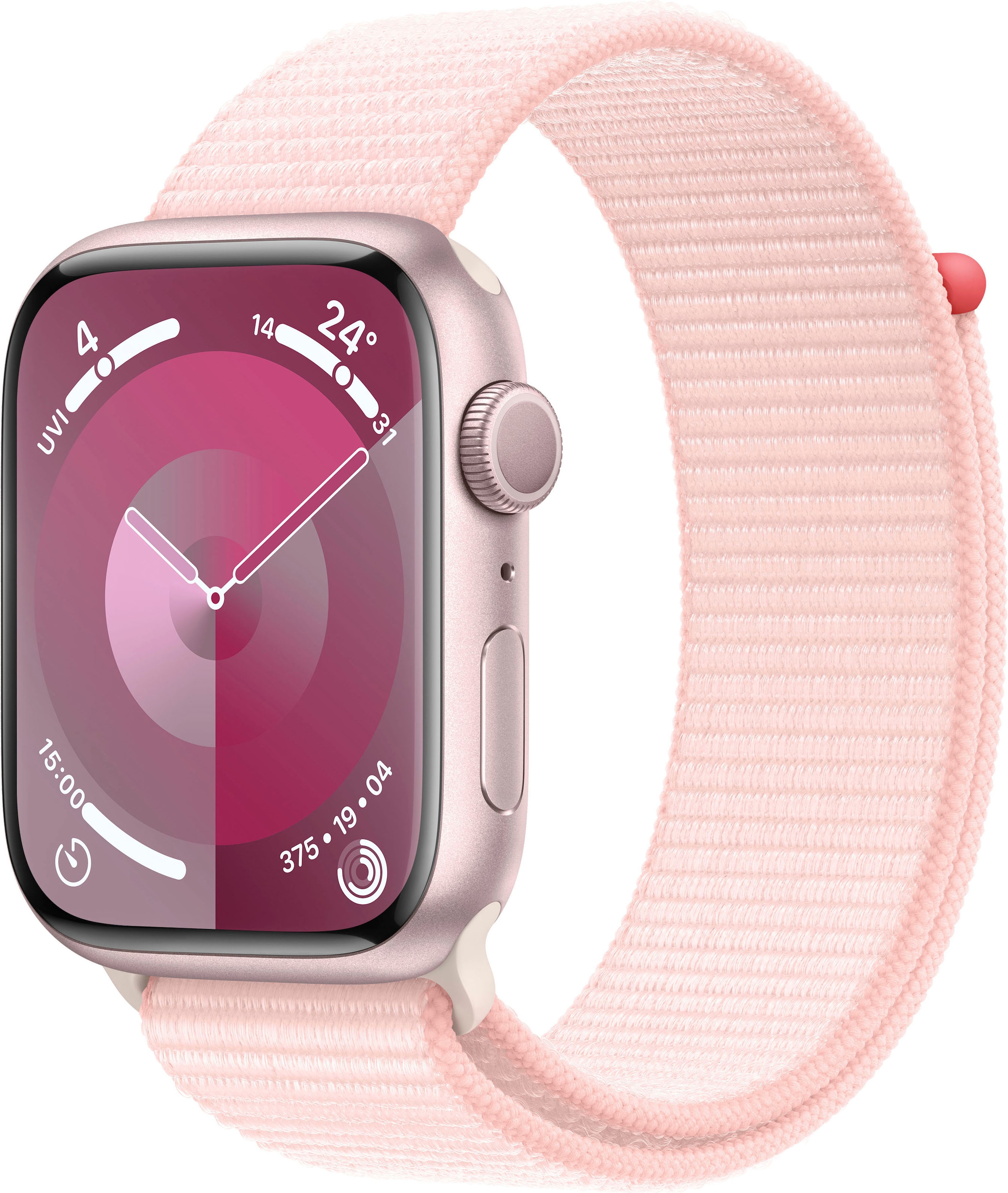 Smartwatch »Watch Series 9 GPS Aluminium 45mm One-Size«, (Watch OS 10 Sport Loop)