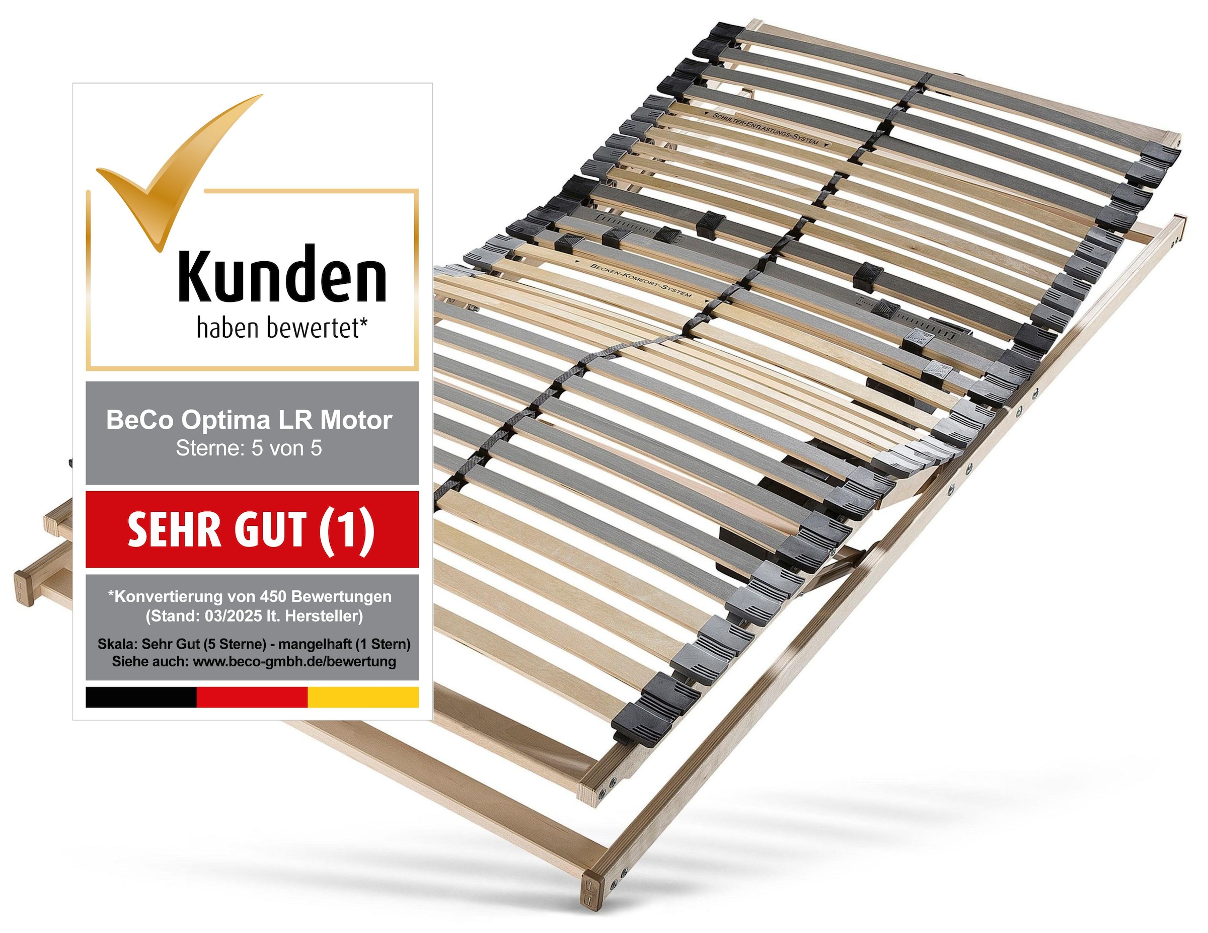 Beco Lattenrost mit Motor "Optima LR Motor" in den Größen 80x200, 90x200, 1 günstig online kaufen