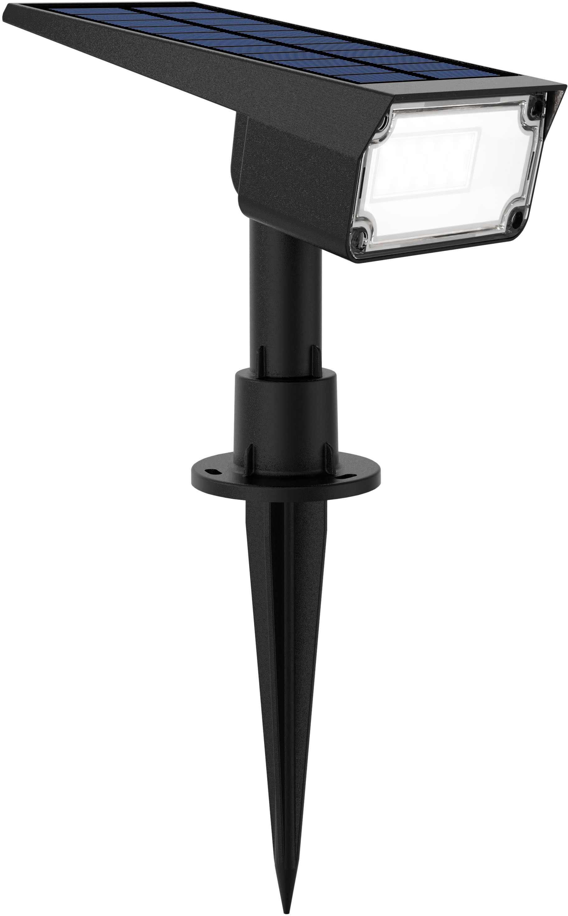 LUXFORM Gartenleuchte "Luxform Solar Areg" LED-Modul 1 Stk. Warmweiß Gartenleuchte, Solarenergie, Smarthome, kabellos