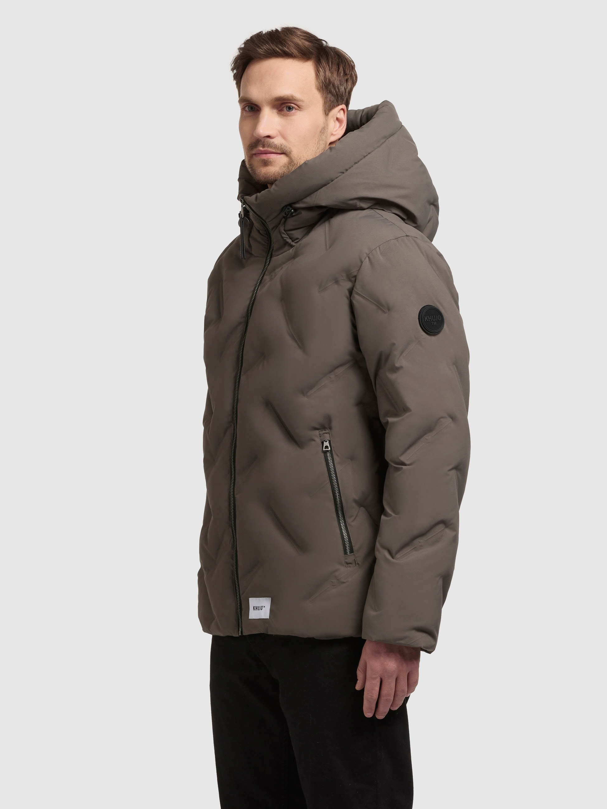 khujo Steppjacke »ONERT« mit Kapuze