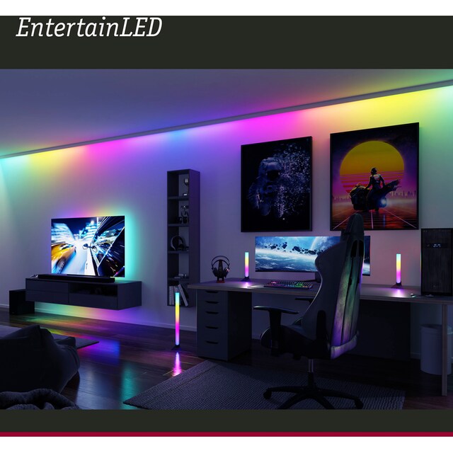 Paulmann LED-Streifen »USB LED Strip TV-Beleuchtung 65 Zoll 2,4m Dynamic  Rainbow RGB 4W«, 1 St.-flammig bestellen | BAUR