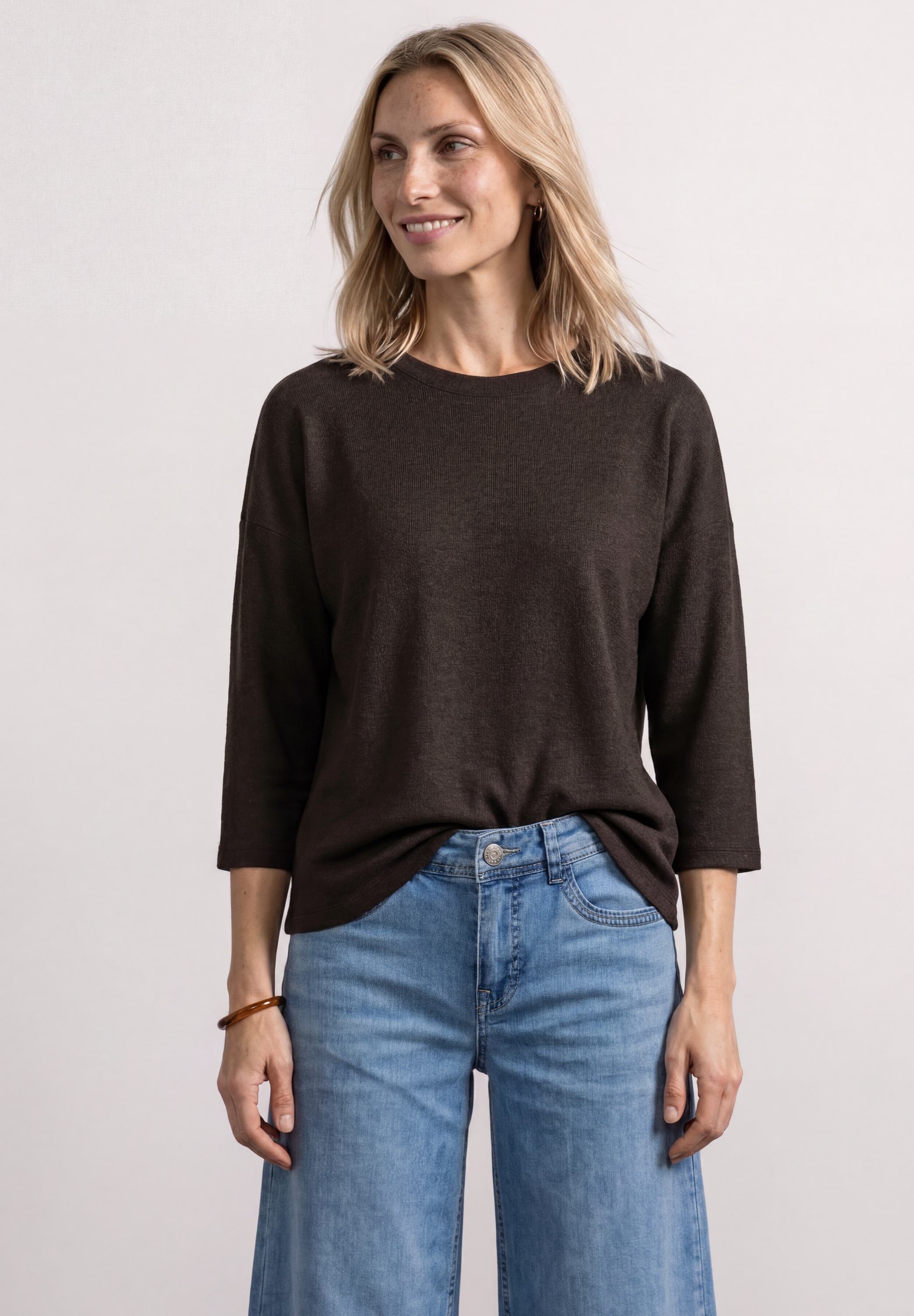 STREET ONE 3/4-Arm-Shirt mit 3/4 Ärmeln