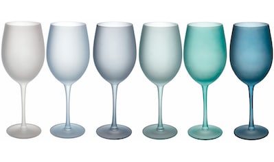 Weinglas »Happy Hour Ocean«, (Set, 6 tlg.), Gläser-Set, 6-teilig, Inhalt 550 ml