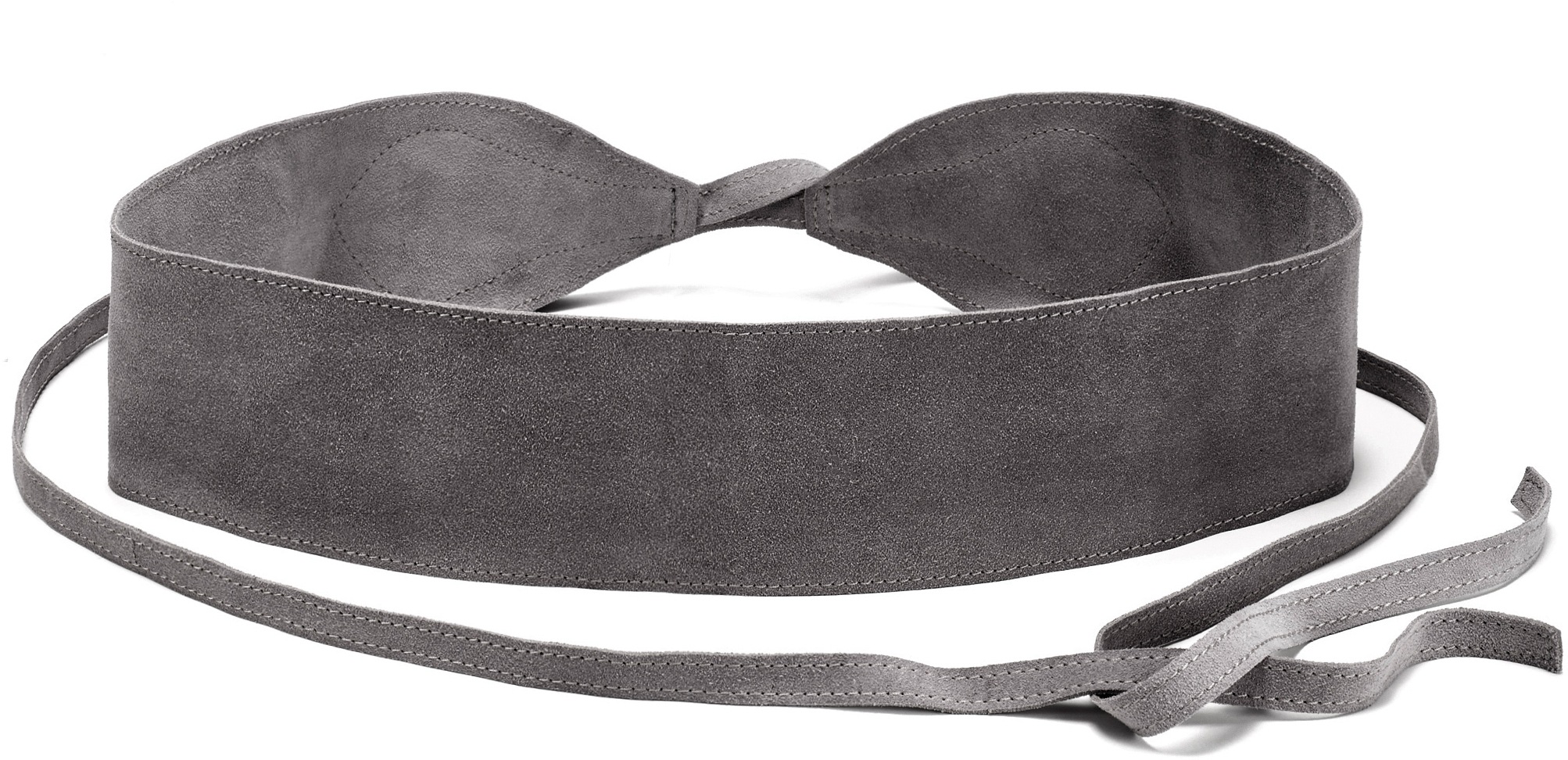LASCANA Taillengürtel "Bindegürtel, Ledergürtel, Gürtel für Kleid & Overall, Bauchgürtel" aus Leder zum Binden mit Shaping-Effekt