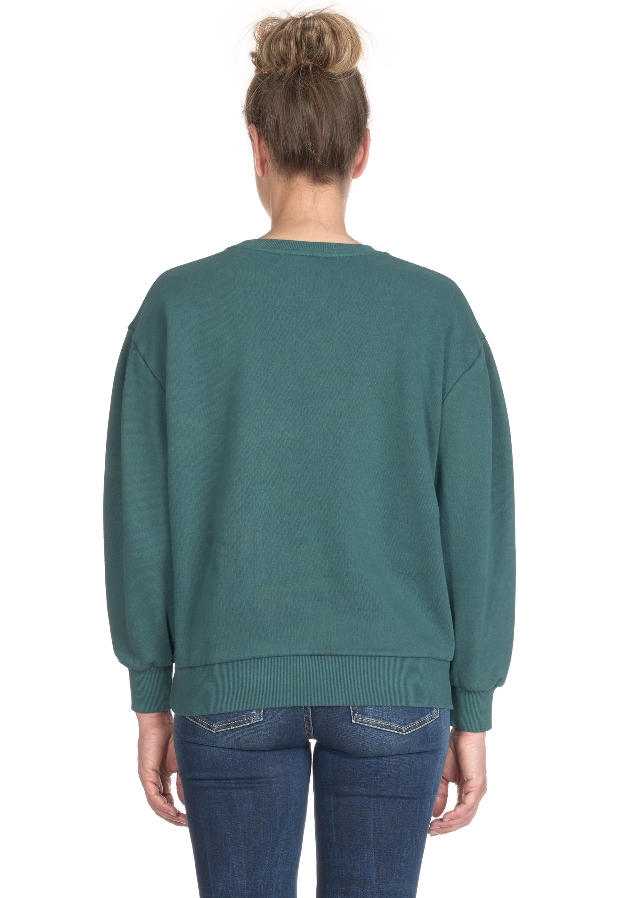 Le Temps Des Cerises Strickpullover »MOA«, mit coolem Frontprint
