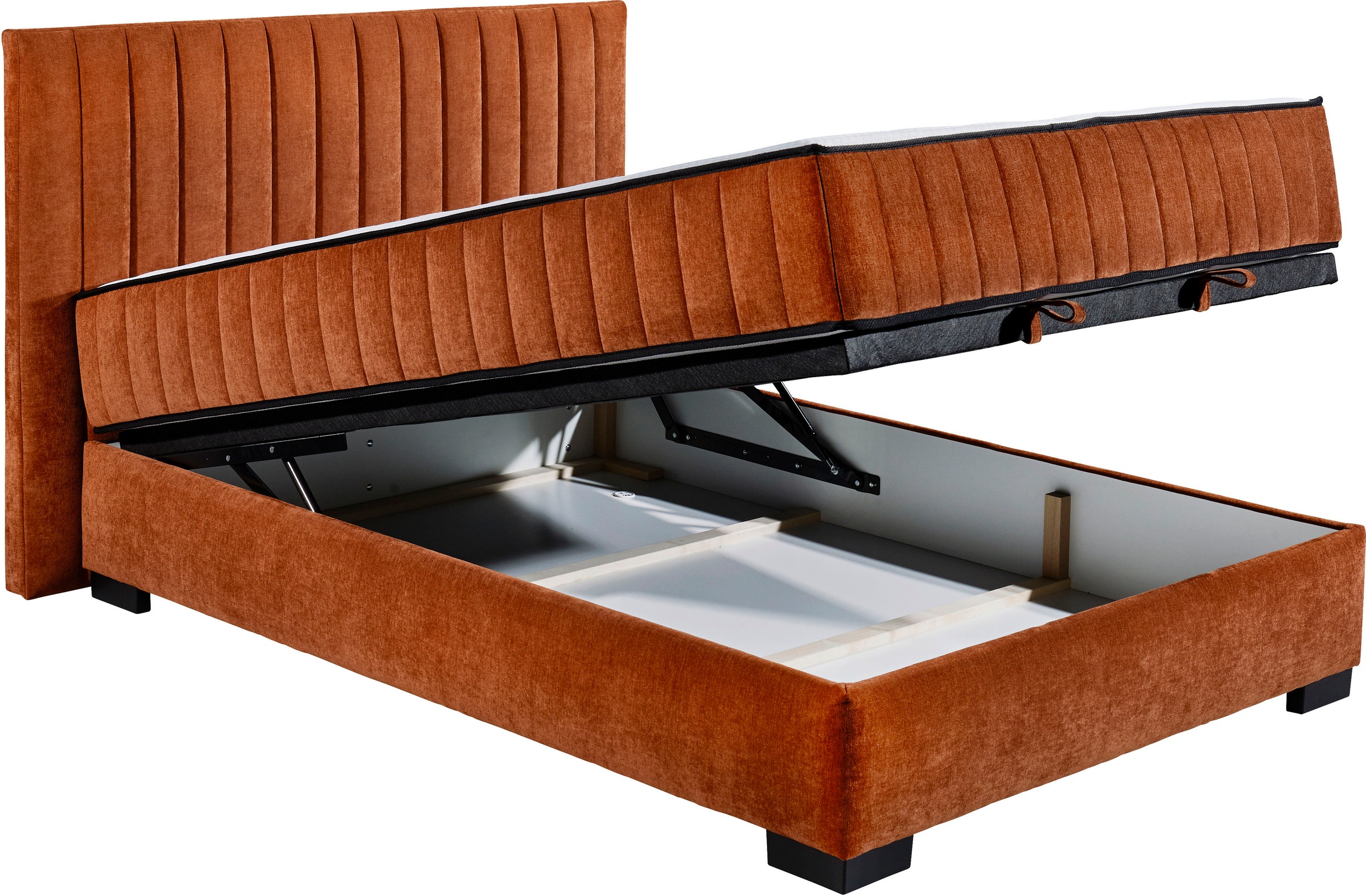 ED EXCITING DESIGN Boxbett »Nagol«, mit Bettkasten, mit Wendematratze, erhältlich in verschiedenen Breiten