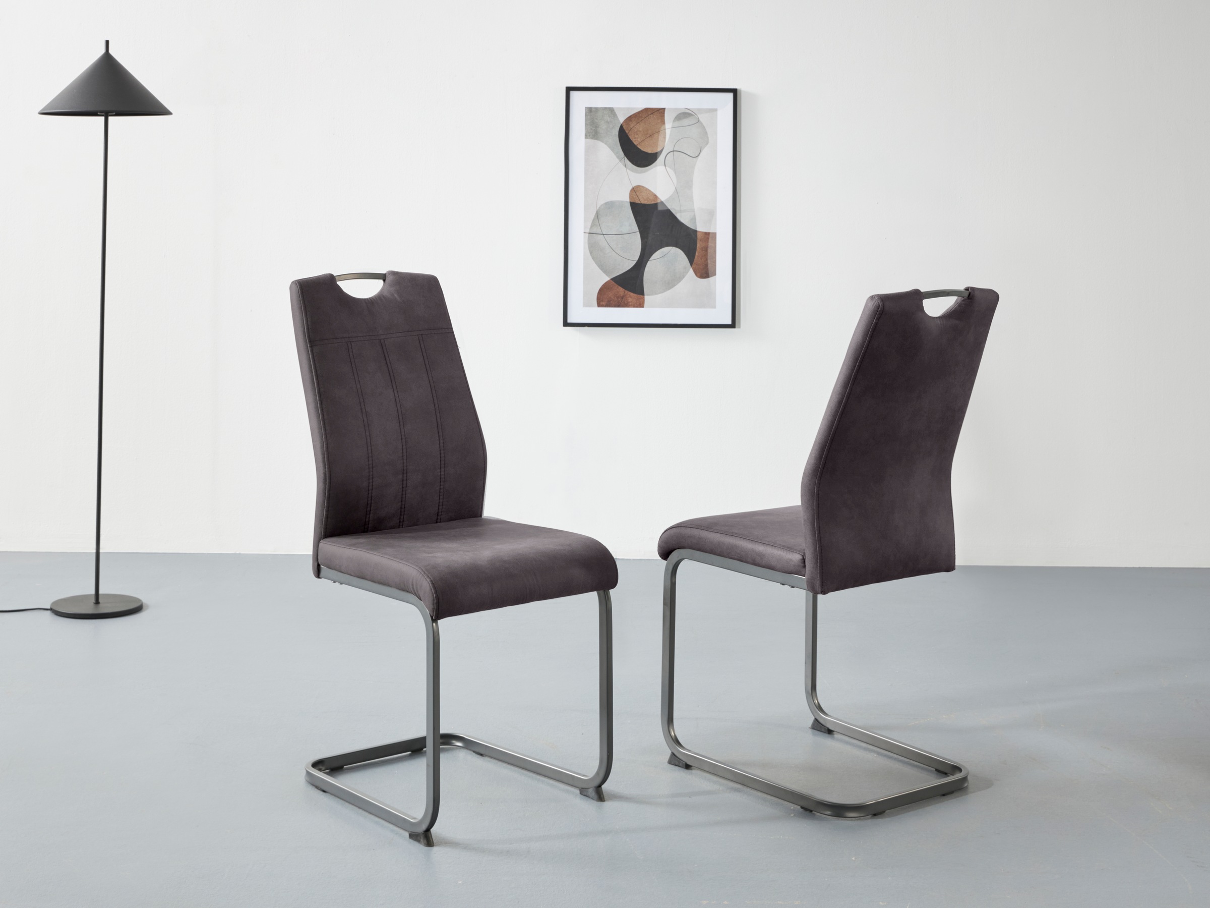 HELA Freischwinger "CHRISTINA", (Set), 1 St., Microfaser, 1, 2 oder 4 Stück günstig online kaufen