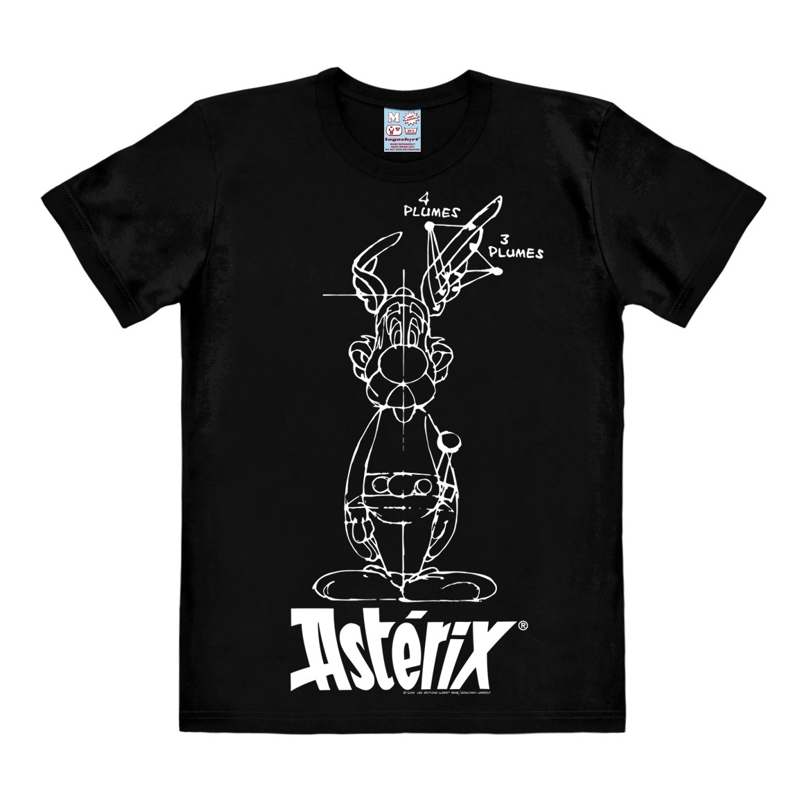 LOGOSHIRT T-Shirt »Asterix der Gallier«, mit lizenzierten Originaldesign