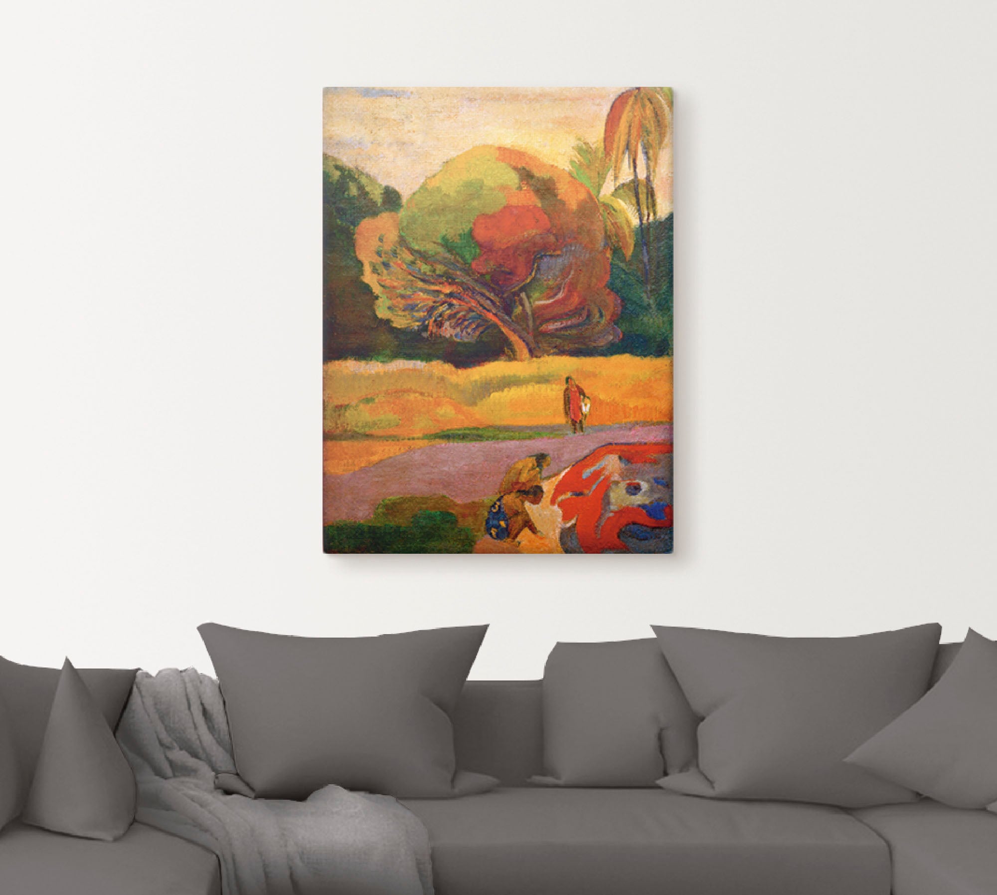 Artland Wandbild »Paul Gauguin Frauen am Fluß«, Wiesen & Bäume, (1 St.), als Leinwandbild, Poster in verschied. Größen