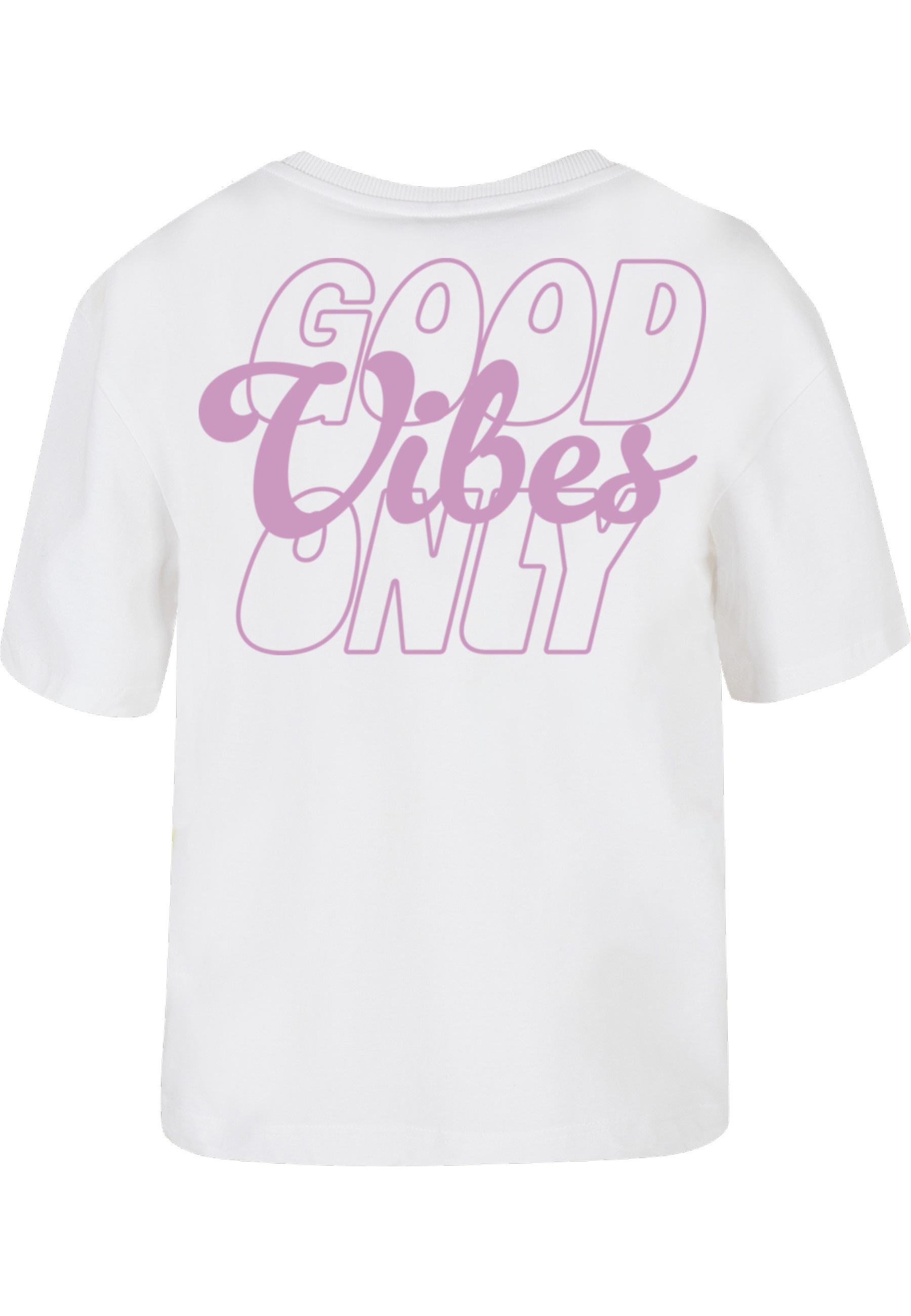 Miss Tee T-Shirt "Miss Tee Good Vibes Wording Tee" 1 Stk. günstig online kaufen