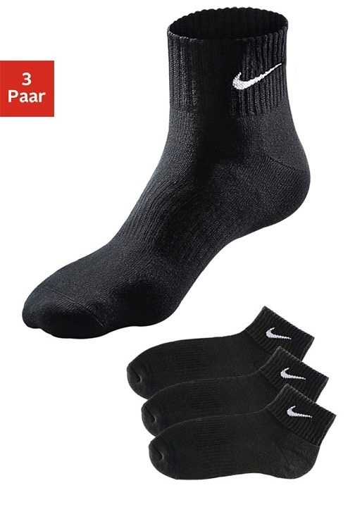 Nike Kurzsocken 3 Stk. tlg. mit weichem Frottee günstig online kaufen