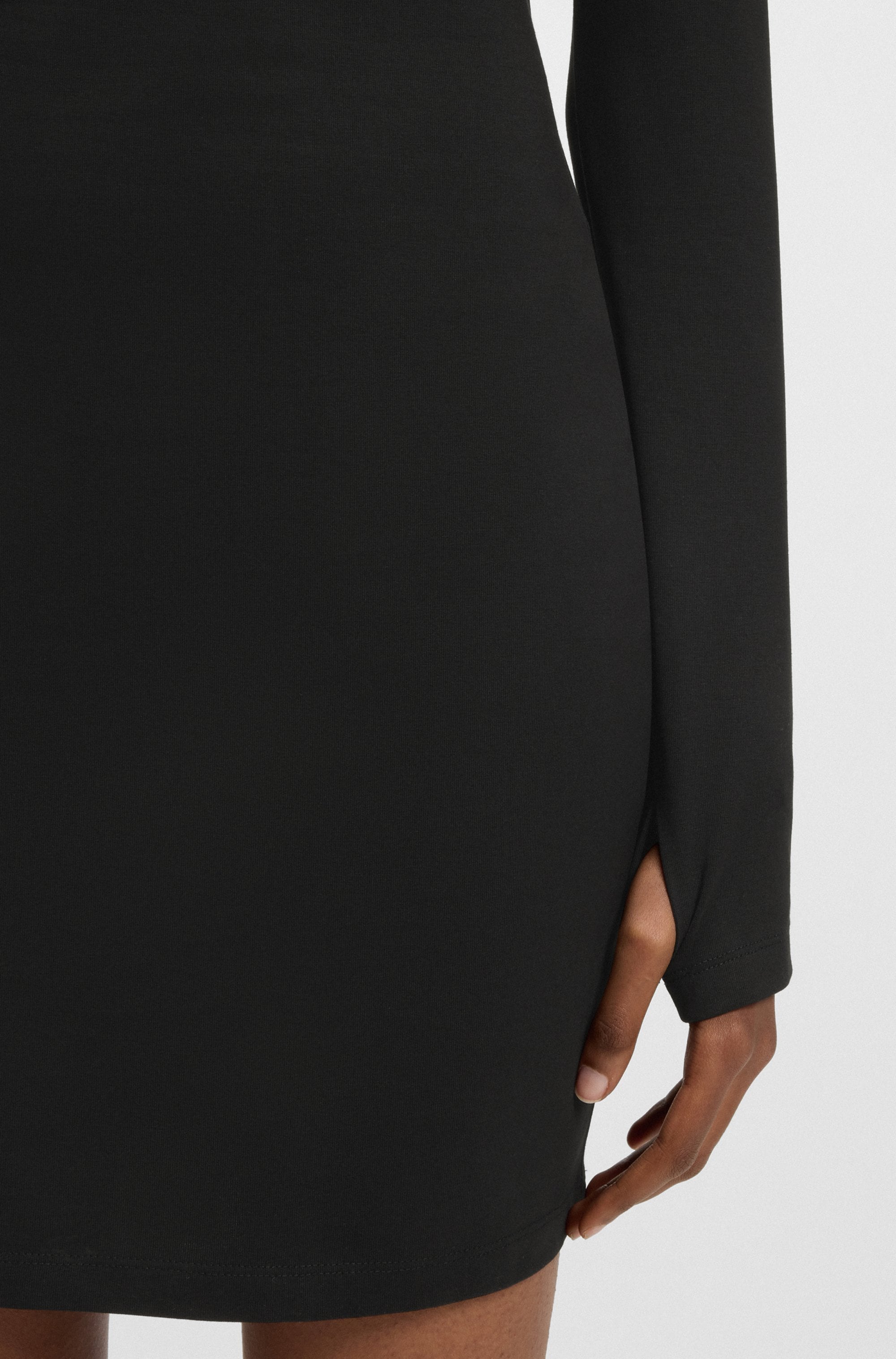 HUGO Blue Jerseykleid »Nilla«, mit sportiven Daumenlöchern