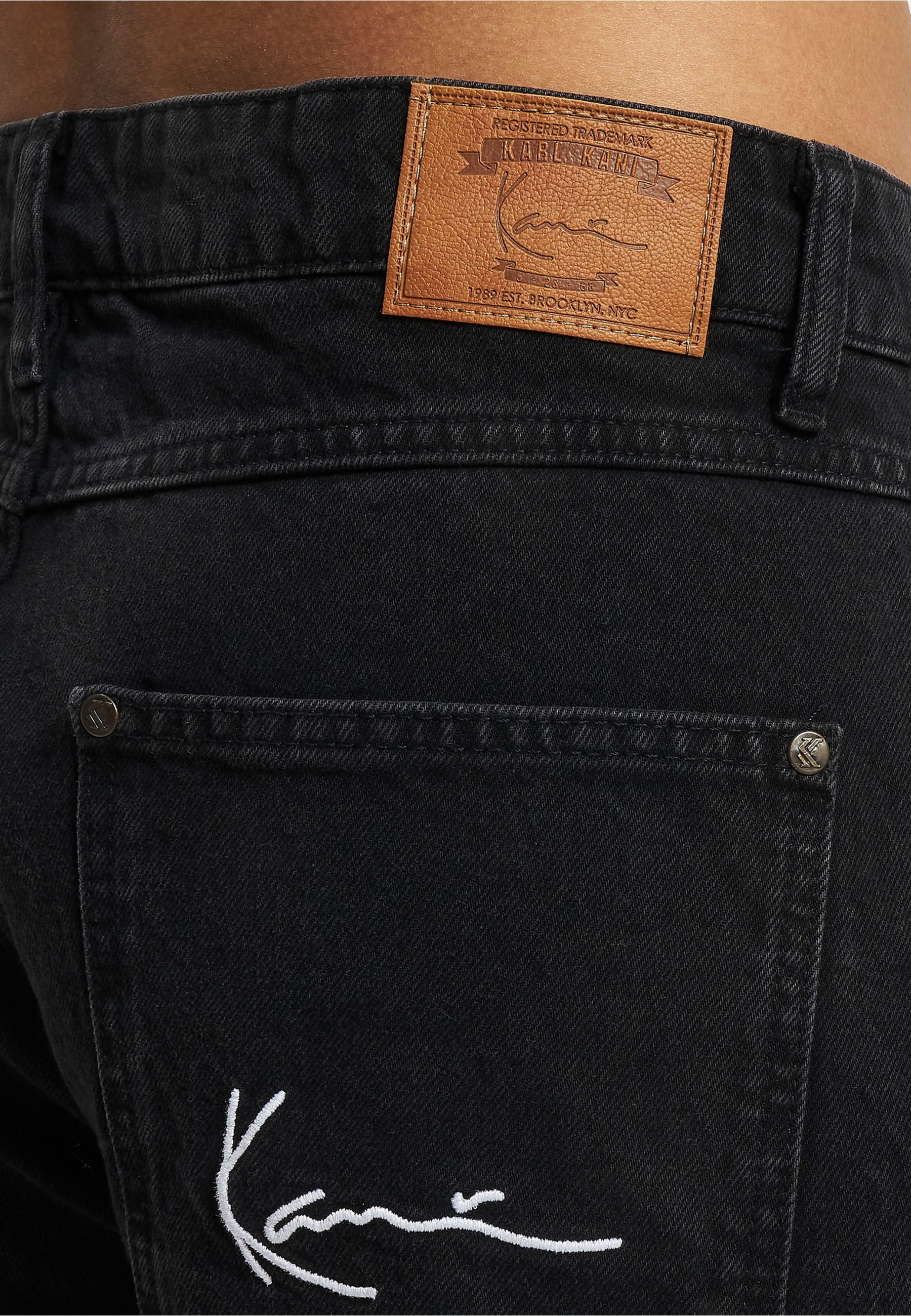 Karl Kani Bequeme Jeans »Karl Kani Herren KK Small Signature Baggy Five Pocket Denim« 1 Stk.