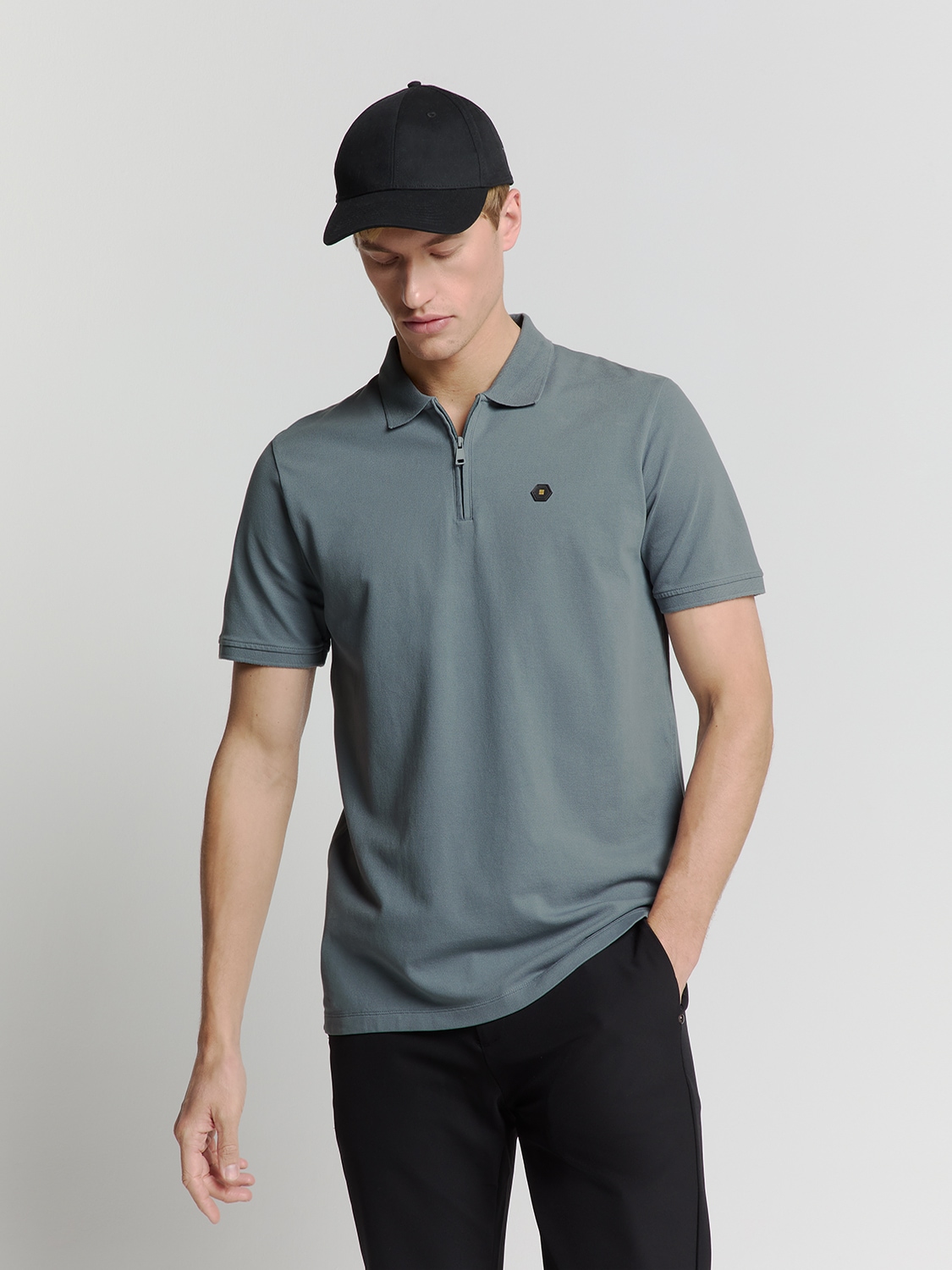 NO EXCESS T-Shirt "No Excess Piqué Poloshirt" günstig online kaufen