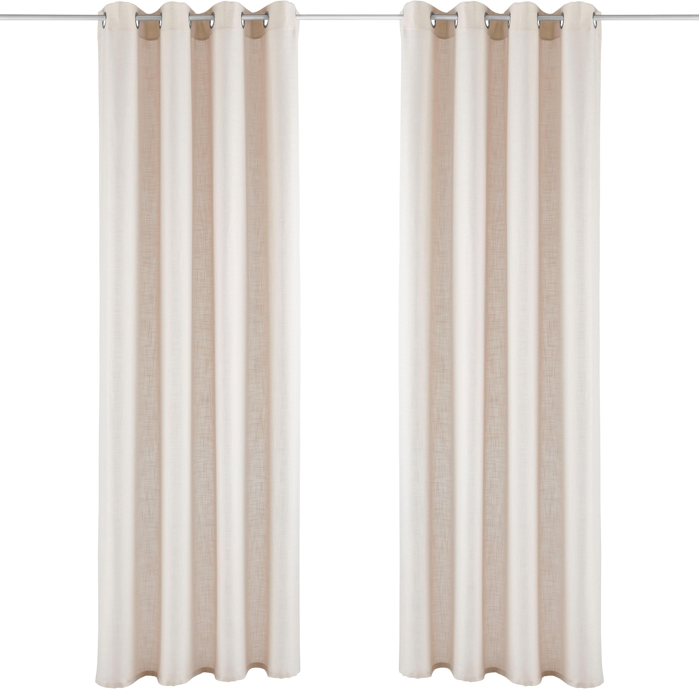 my home Gardine »Nora«, (1 St.), Blickdicht, Leinenlook, Polyester