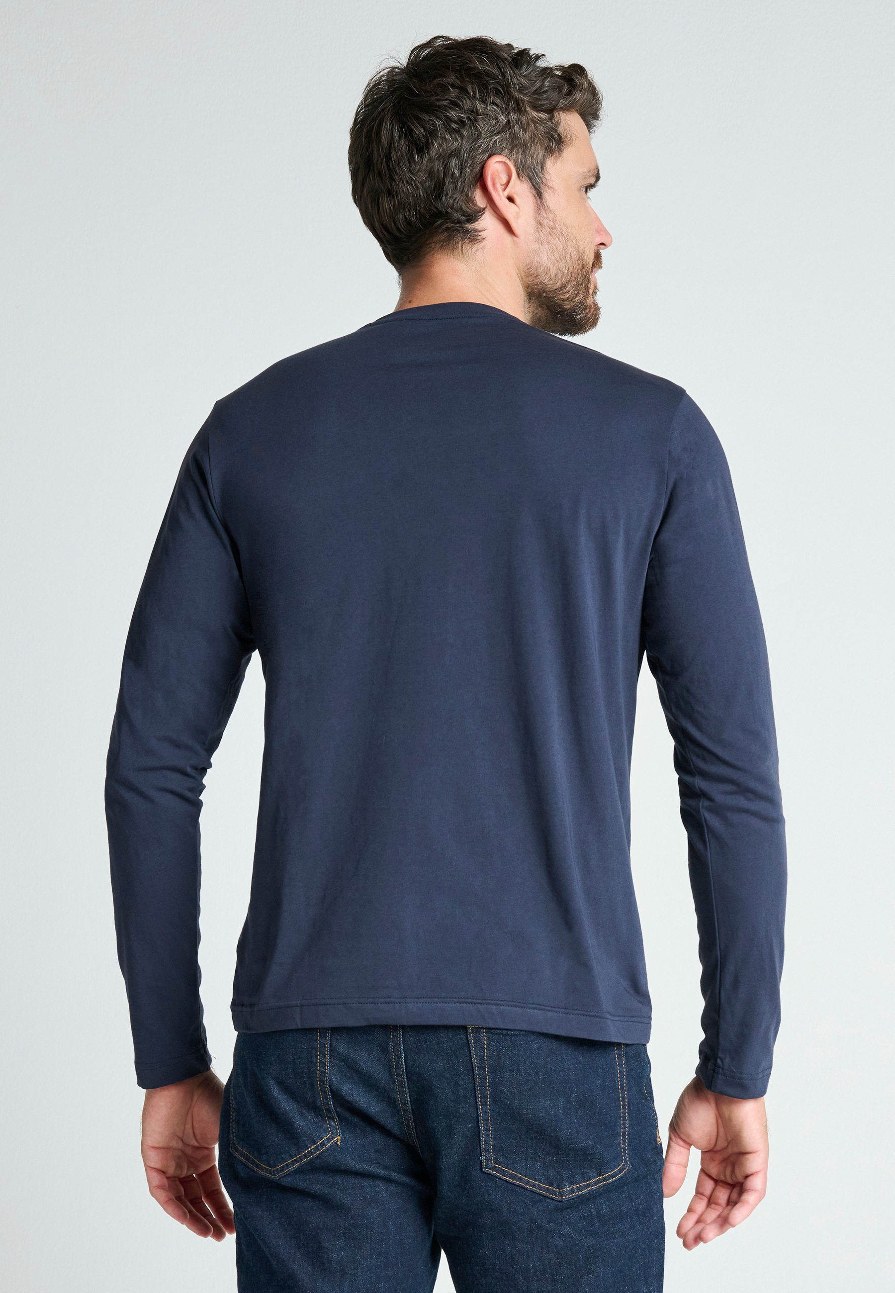 Thumbnail - Jockey Langarmshirt "AMERICAN T-SHIRT LONGSLEEVE", Lockere Passform