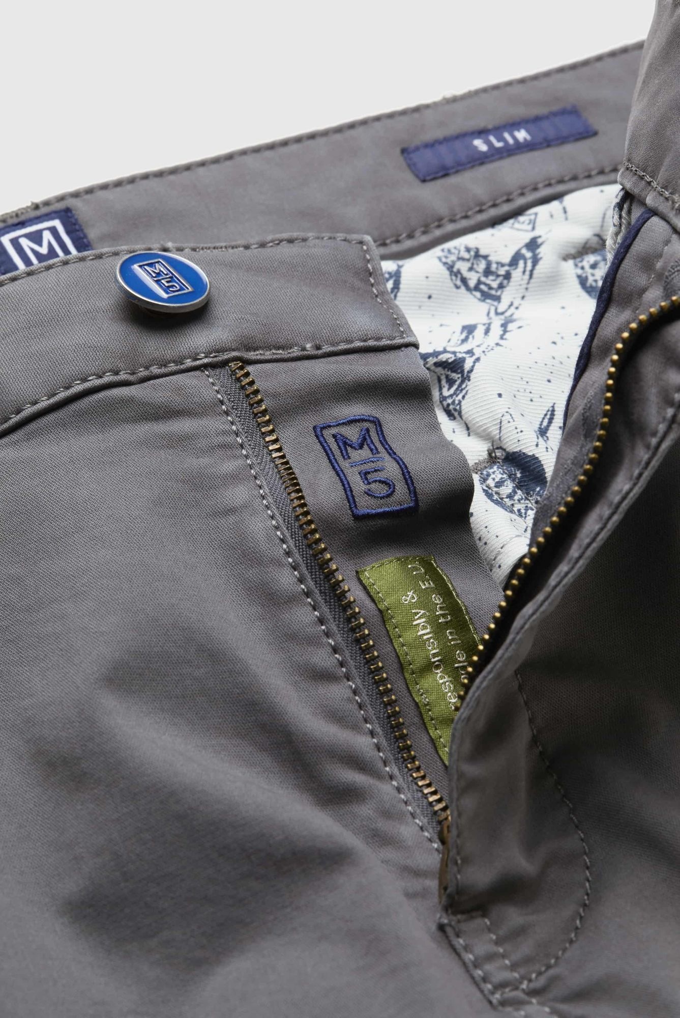 MEYER Stoffhose »M5 Slim«, Five-Pocket