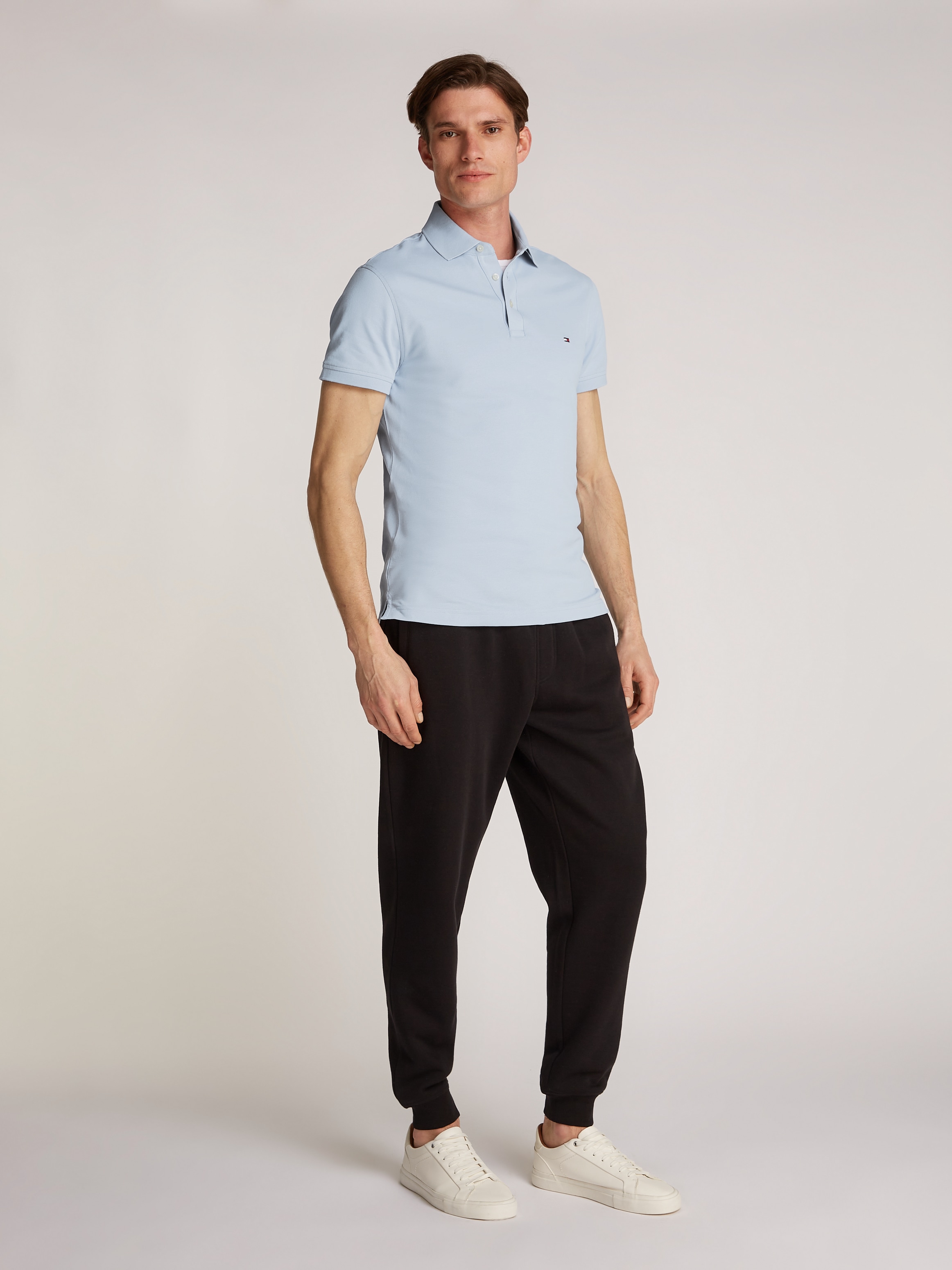 Tommy Hilfiger Poloshirt »1985 SLIM POLO«, aus leicht strukturiertem Piqué-Material
