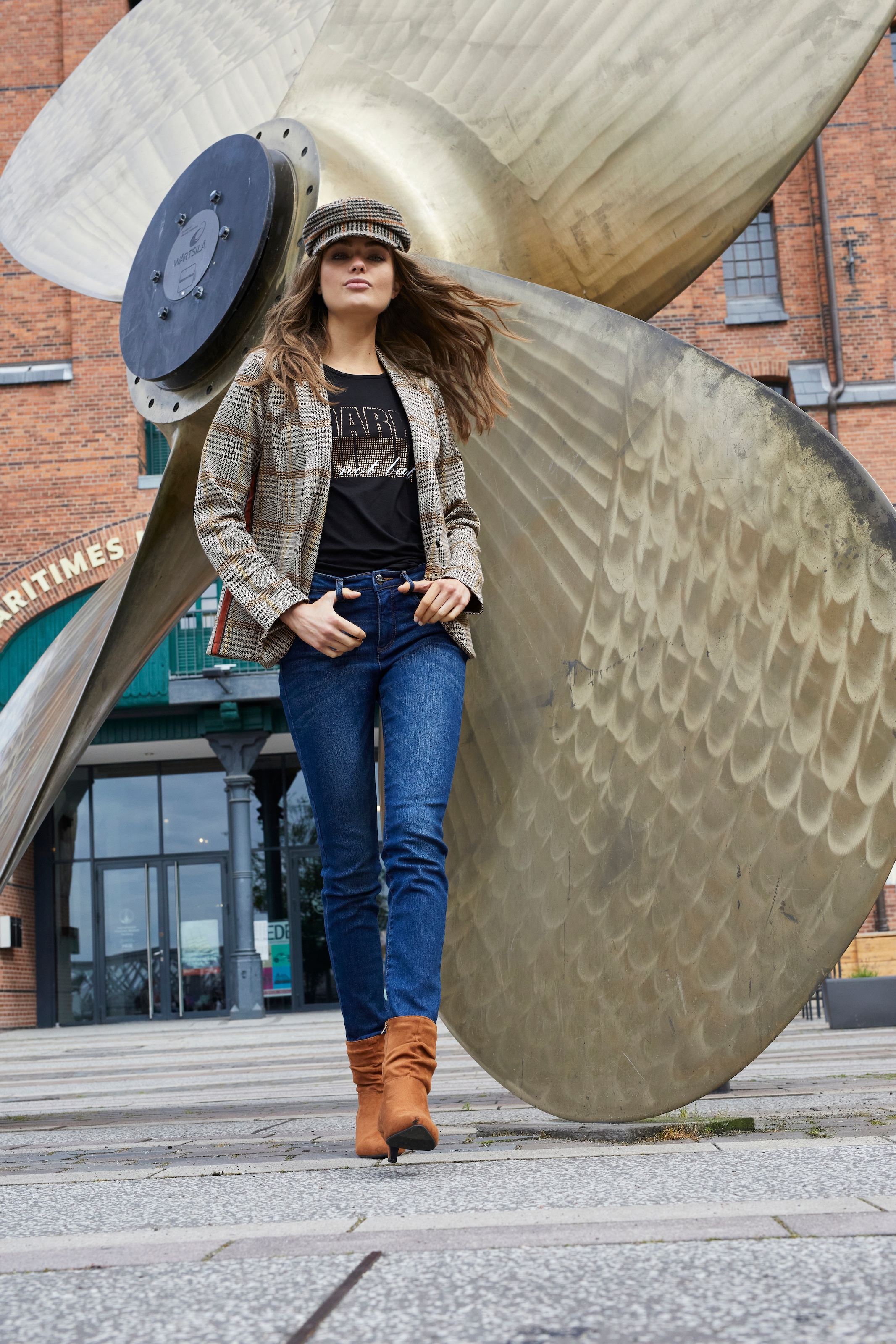 Skinny-fit-Jeans, | Regular-Waist Aniston für bestellen BAUR CASUAL