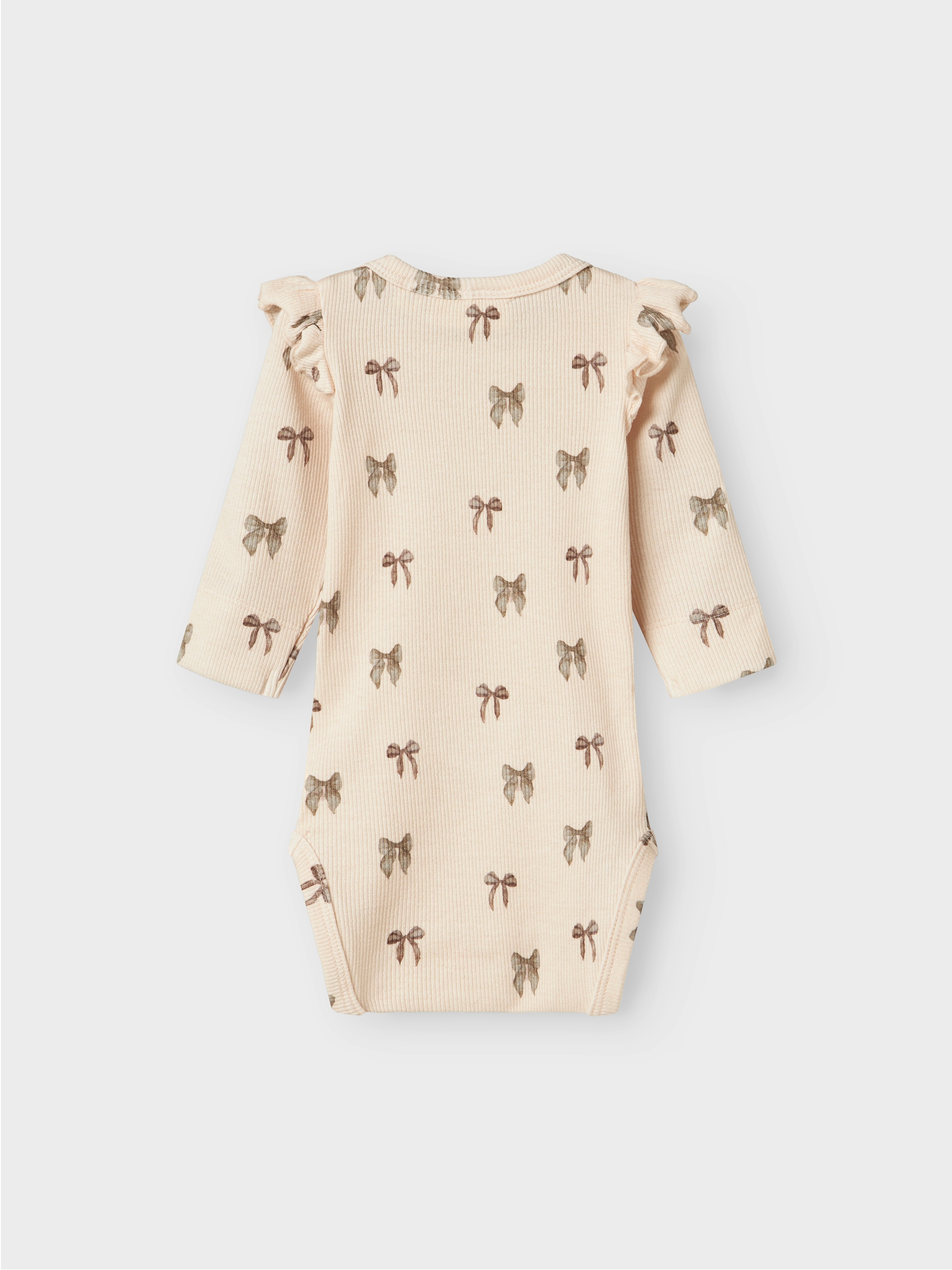 Lil' Atelier Langarmbody »NBFGAVO EKO LS SLIM BODY LIL NOOS« mit Rüschen, weiche Jerseyqualität