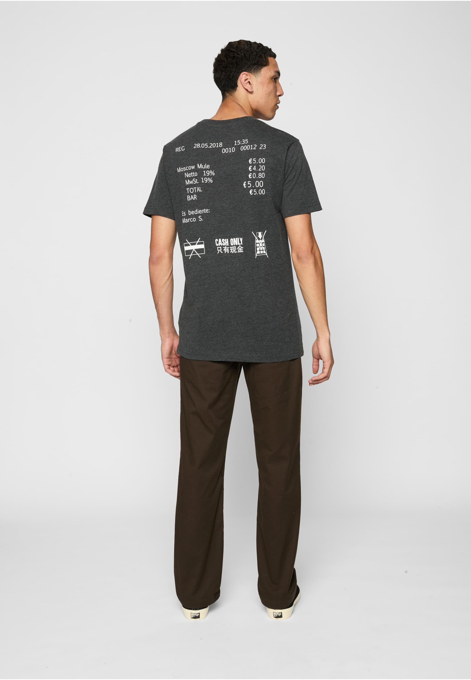 MisterTee Kurzarmshirt »MisterTee Herren Cash Only Tee«, (1 tlg.)