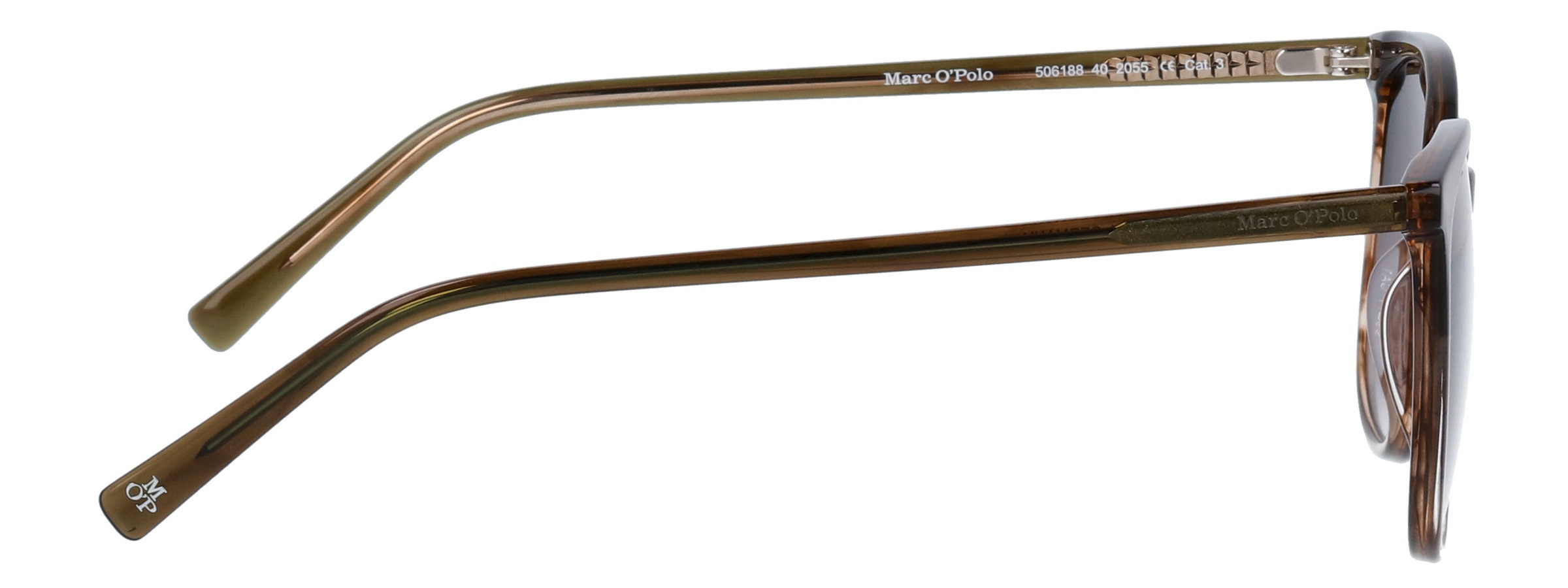 Sonnenbrille MARC O'POLO "Marc O'Polo EYEWEAR Sonnenbrille", Damen, beige (oliv, beige verlauf), Sonnenbrillen Sonnenbrille 3