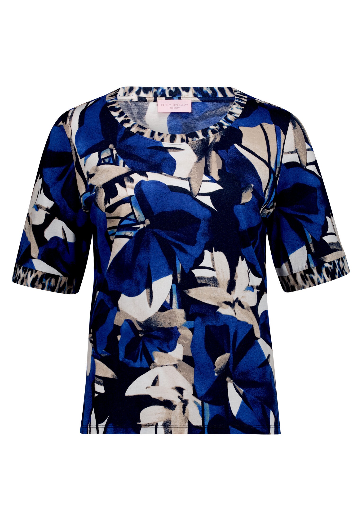 Betty Barclay Kurzarmshirt »Damen mit Seitenschlitzen« 1