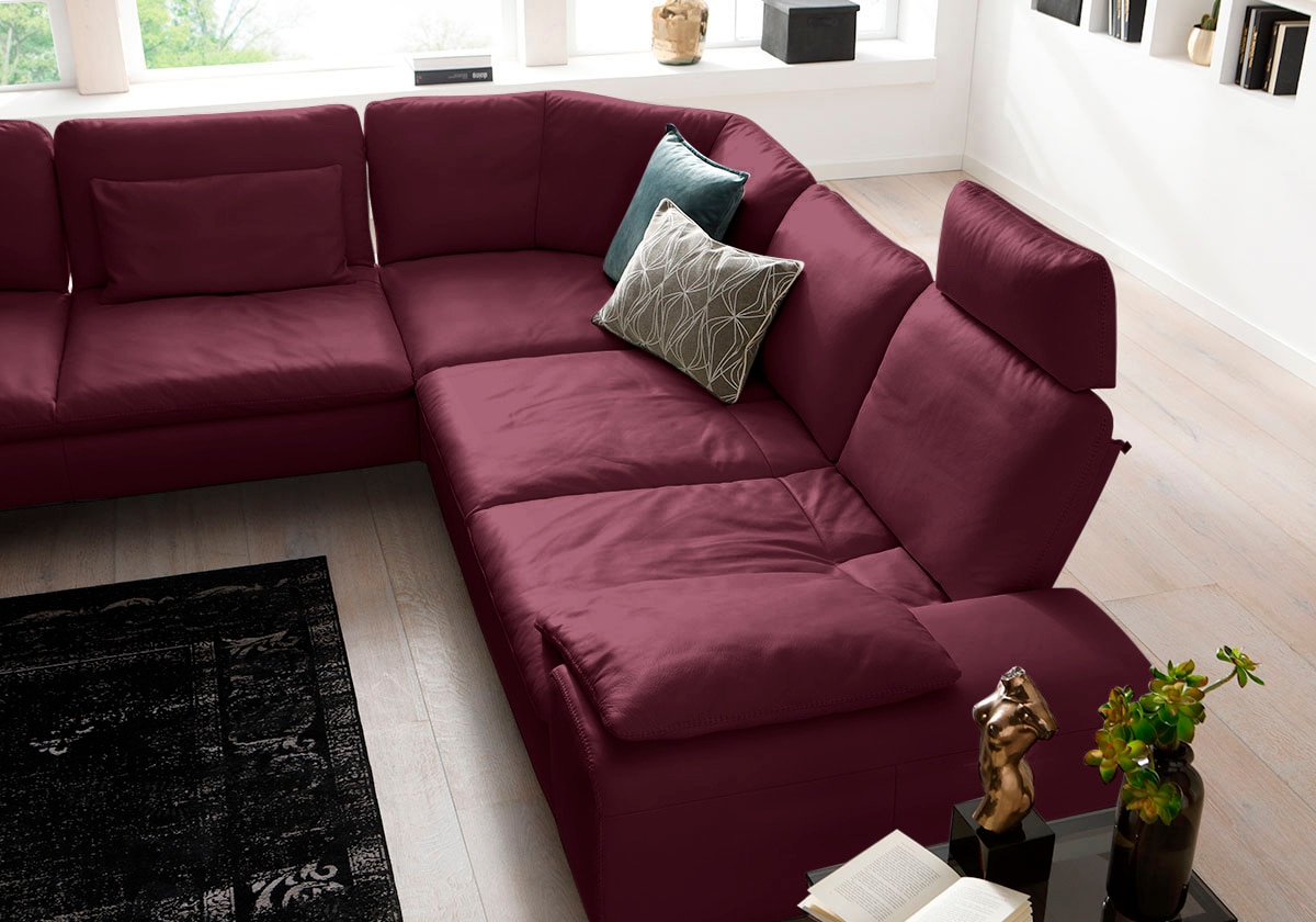 W.SCHILLIG Ecksofa "valentinoo, Designsofa, elegant und bequem, L-Form" mit günstig online kaufen
