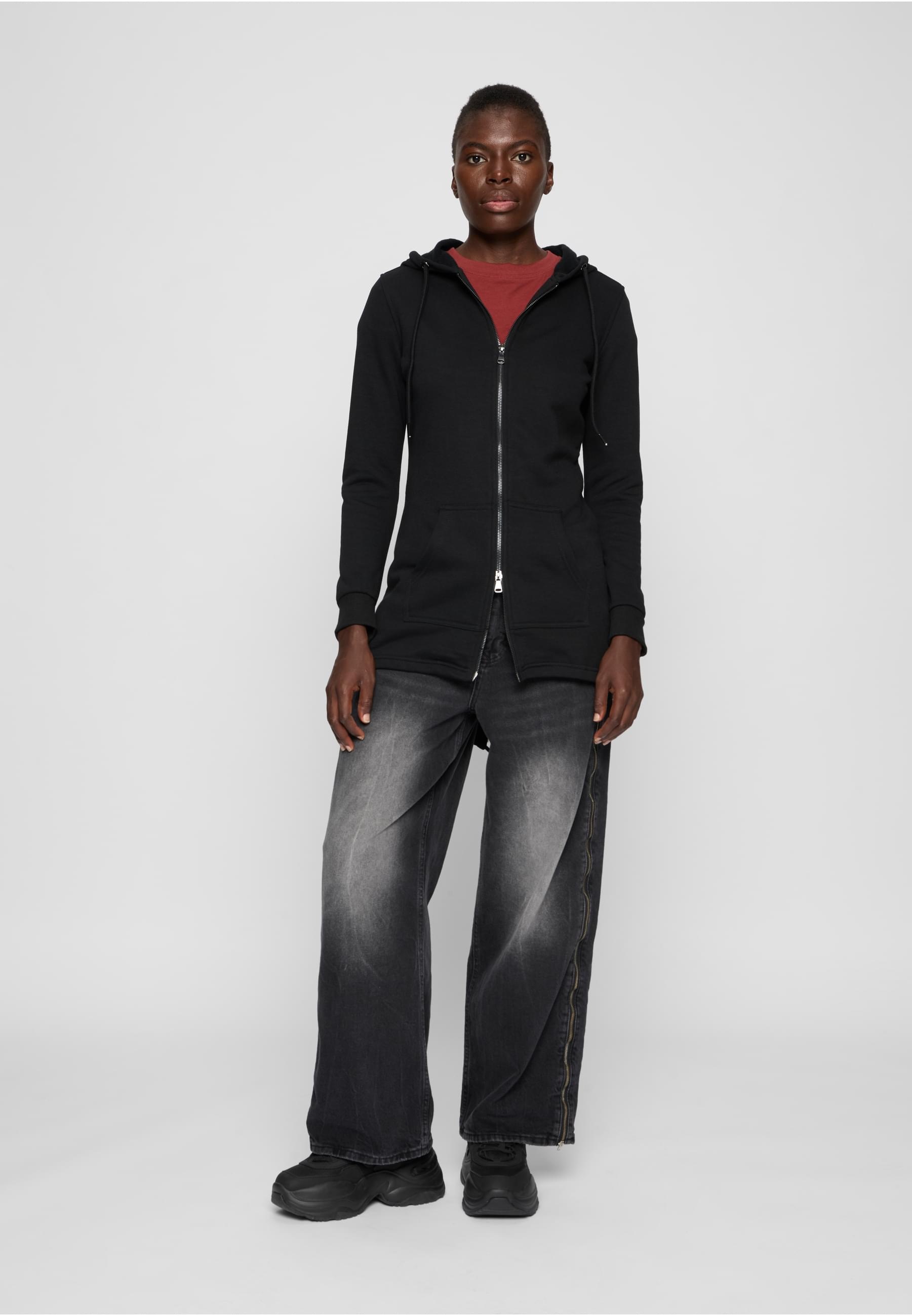 URBAN CLASSICS Cardigan »Urban Classics Damen Ladies Sweat«