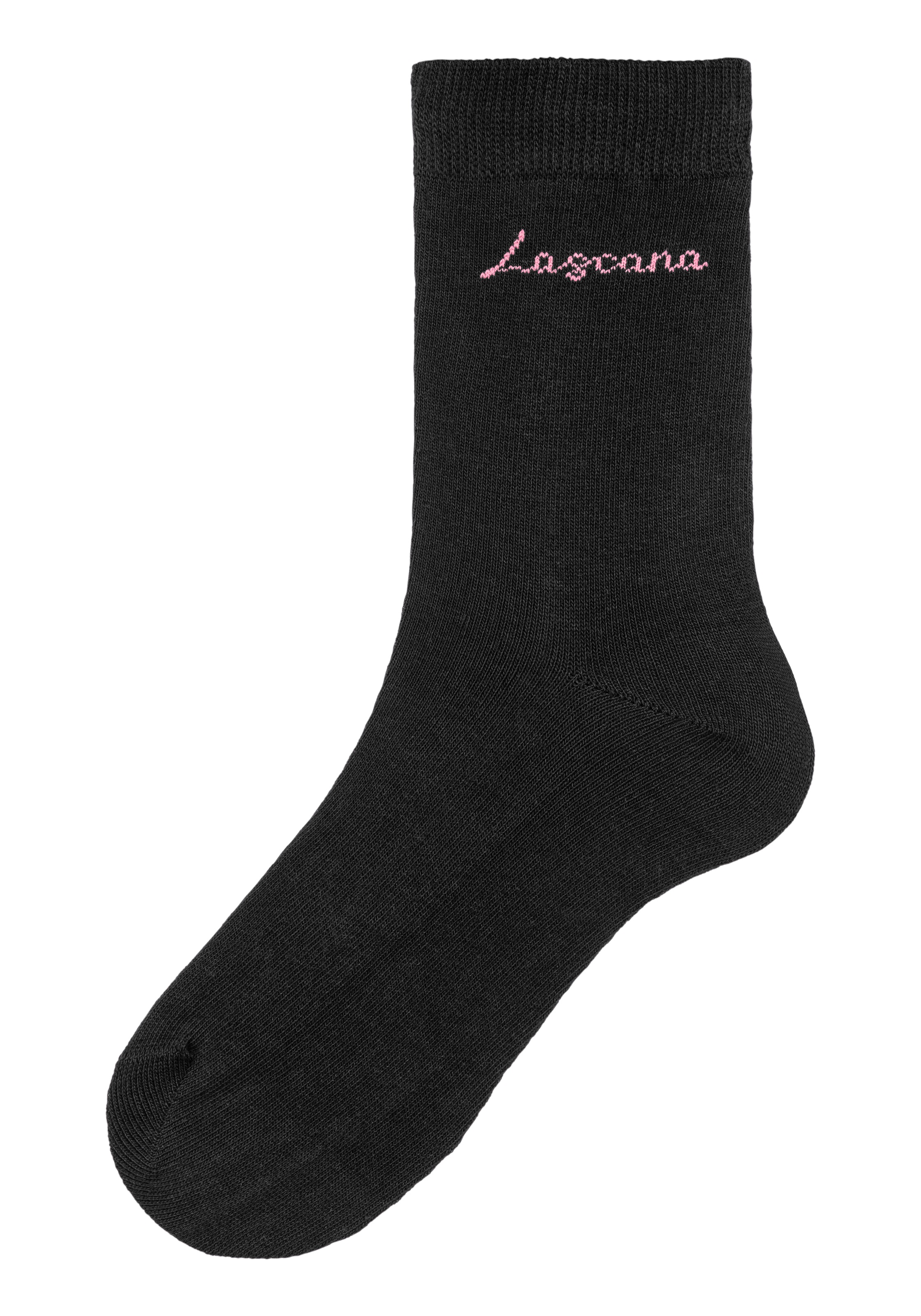 LASCANA Basicsocken »Believe in Yourself«, (Box, 4 Paar), in ansprechender Geschenkbox